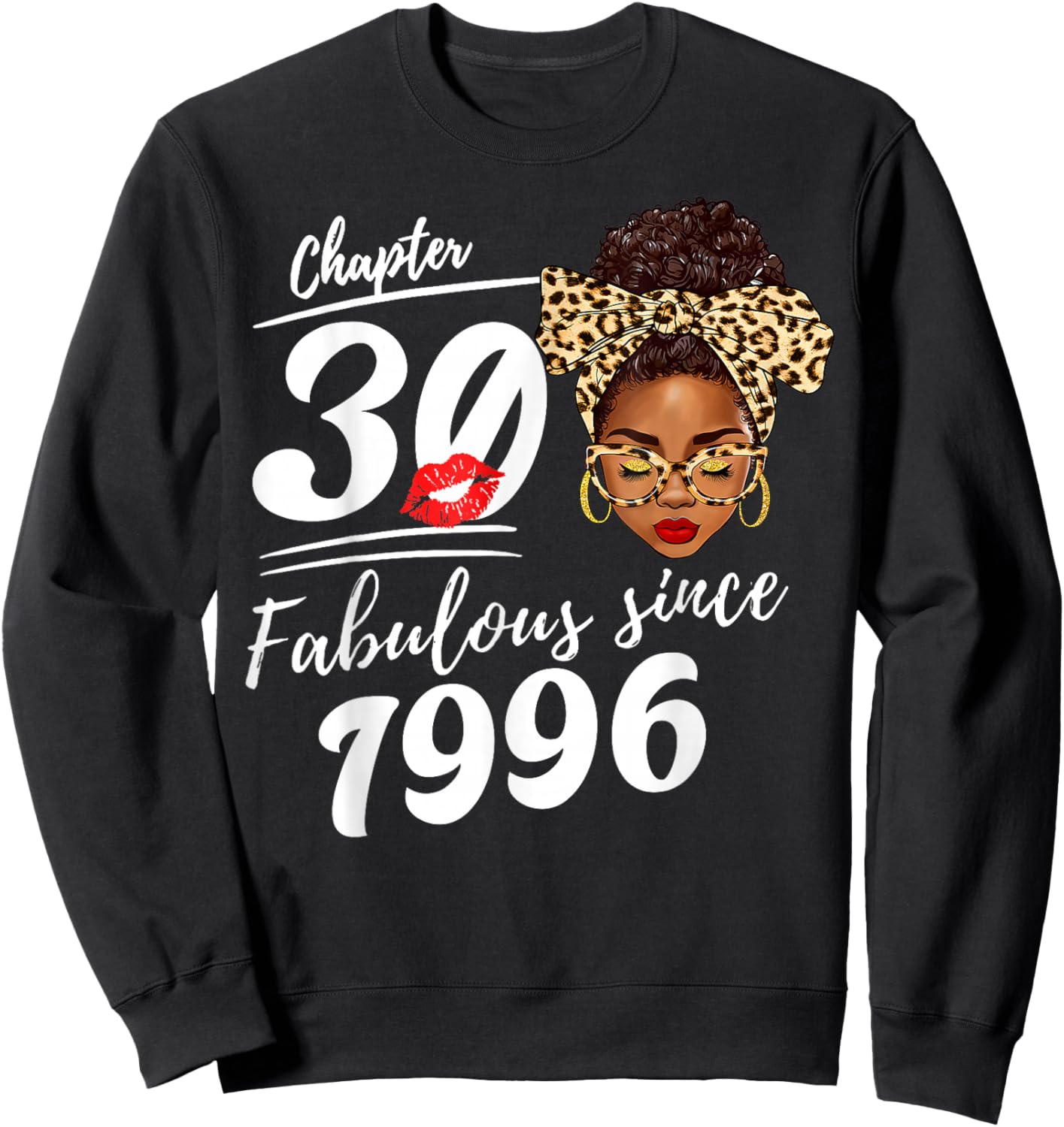 It's My 30th Birthday Black Melanin Queen Girl Sweatshirt - Sweatshirt | Black