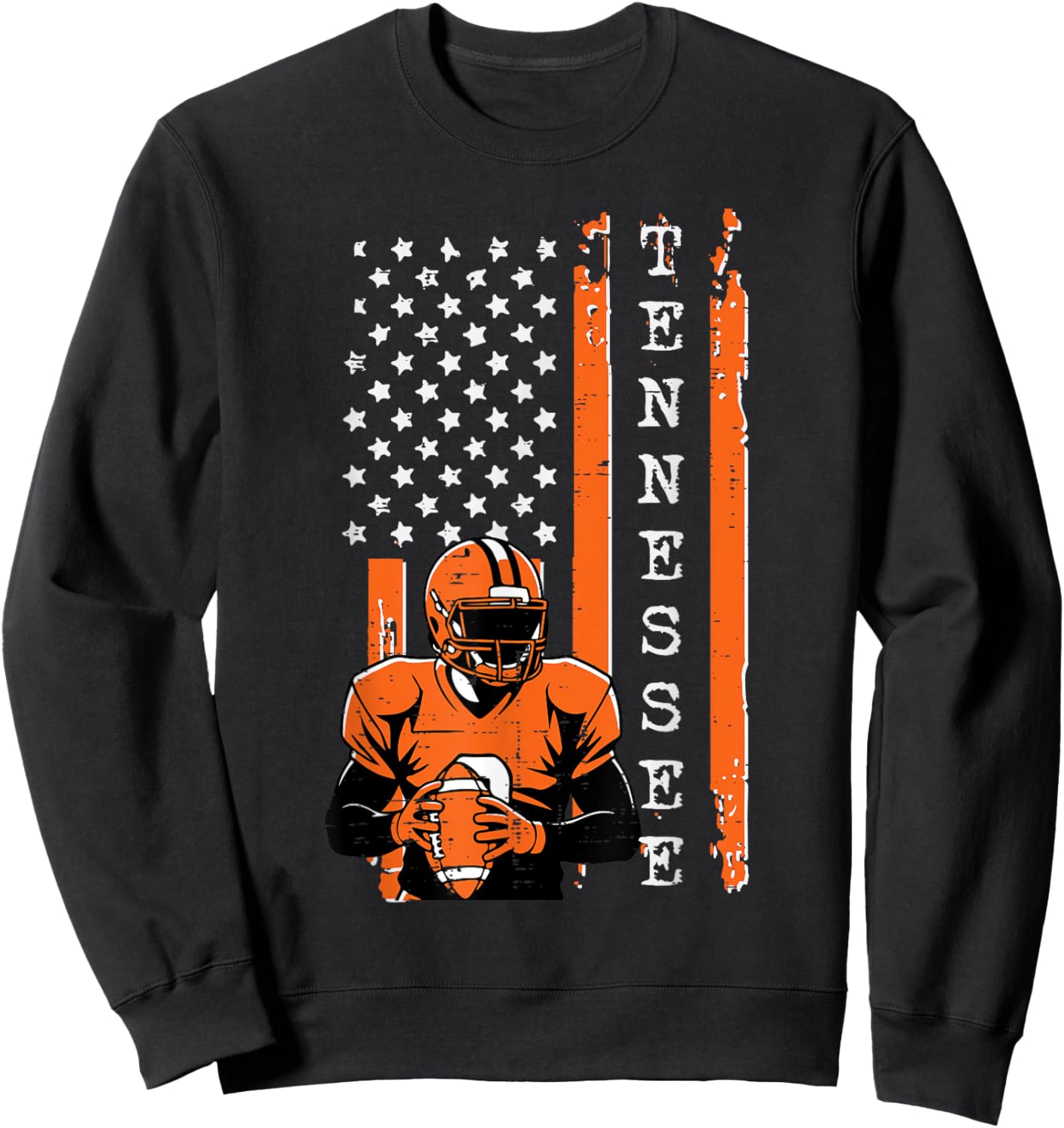 Tennessee US Flag Men Kids Boys Women Girls Youth Teen Sweatshirt - Sweatshirt | Black