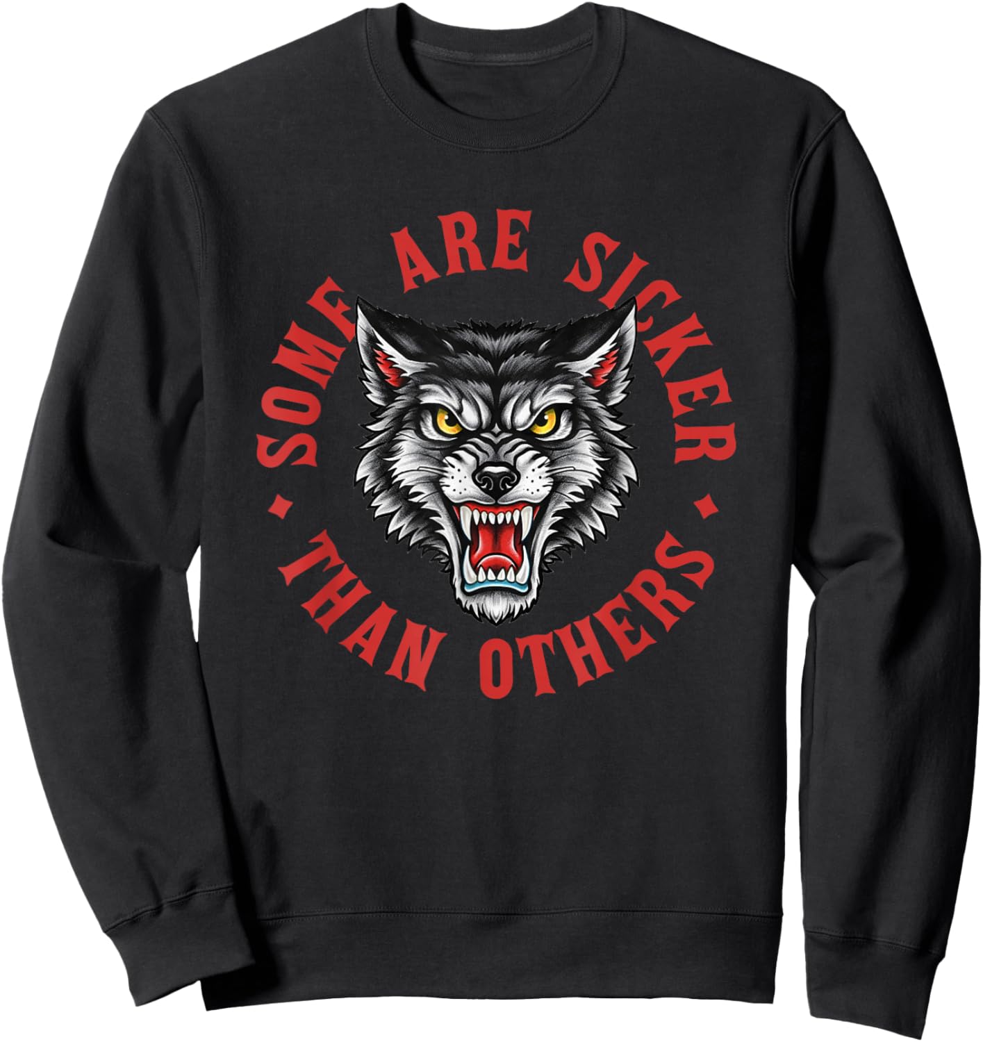 Recovery Sobriety 12 Steps Sober Some are Sicker Than Others Sweatshirt - Sweatshirt | Black