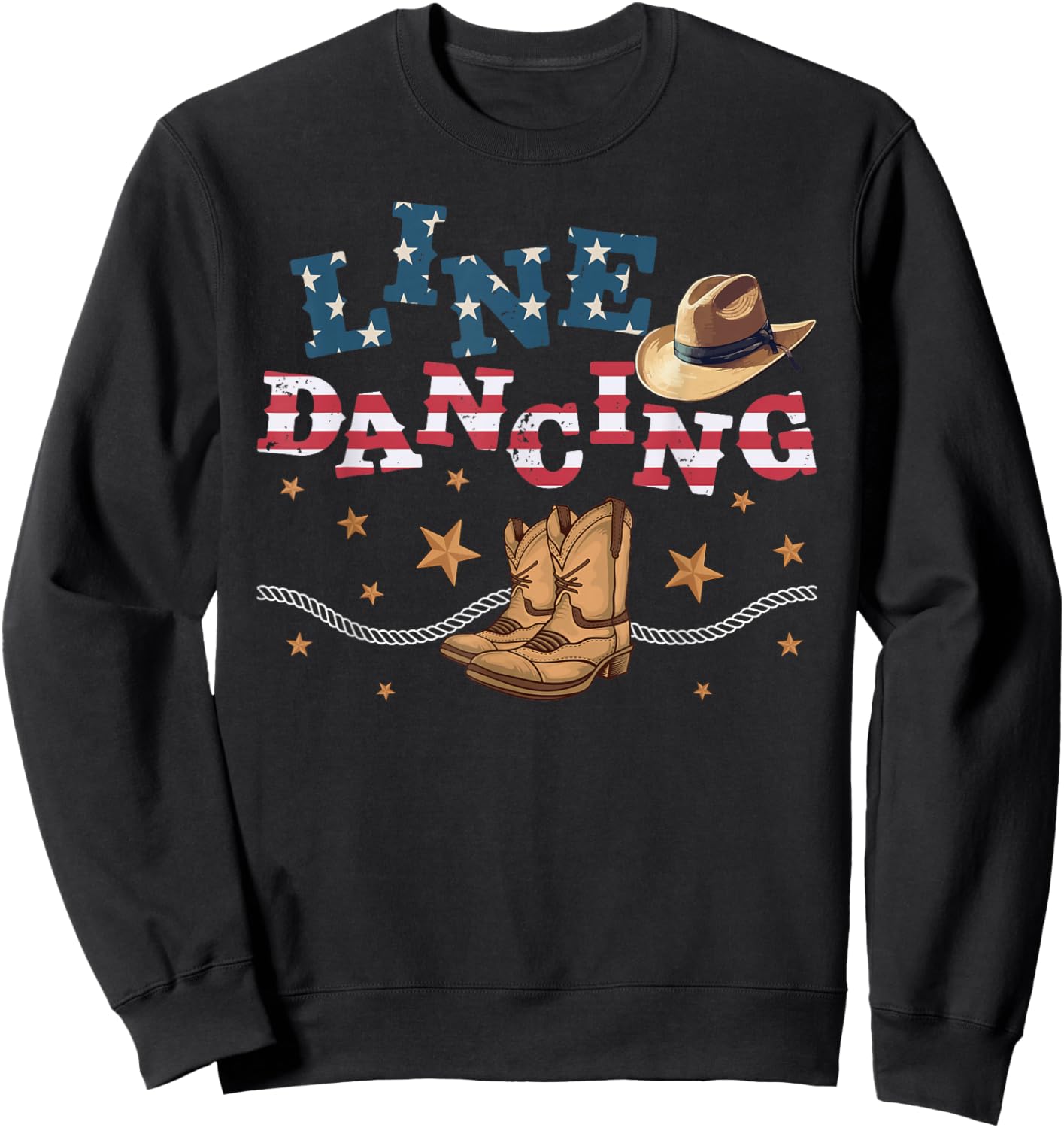 Line Dancing Line Dance Line Dancer Sweatshirt - Sweatshirt | Black