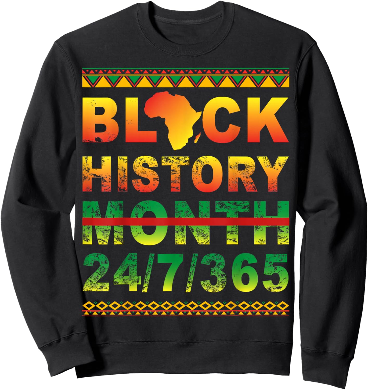 One Month Can't Hold Our History Black History Month Sweatshirt - Sweatshirt | Black