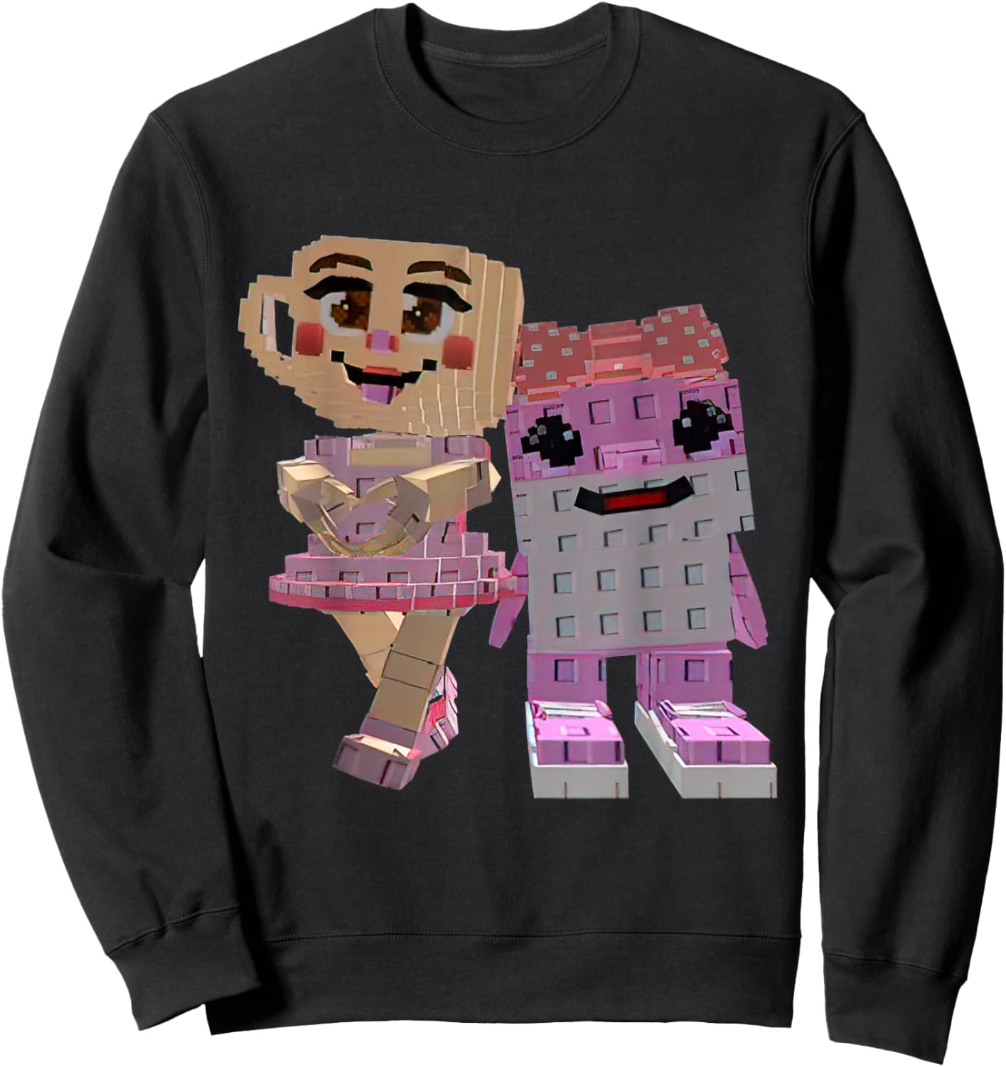 Las Sis Steal A Brainrot Sweatshirt - Sweatshirt | Black