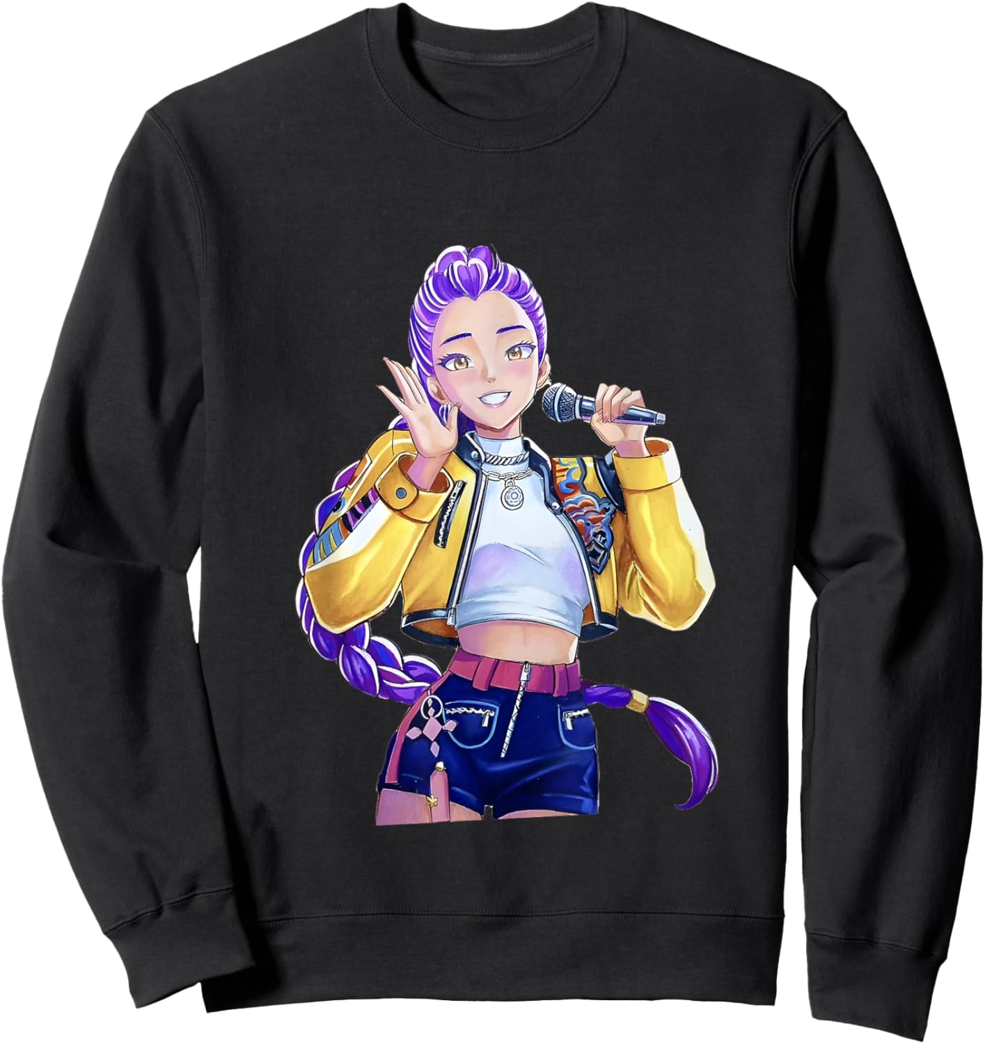 Cute Rumi Sweatshirt - Sweatshirt | Black
