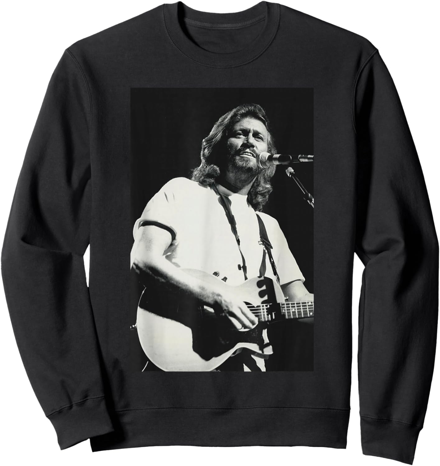 Bee Gees Barry Gibb One for All World Tour 1989 Sweatshirt - Sweatshirt | Black
