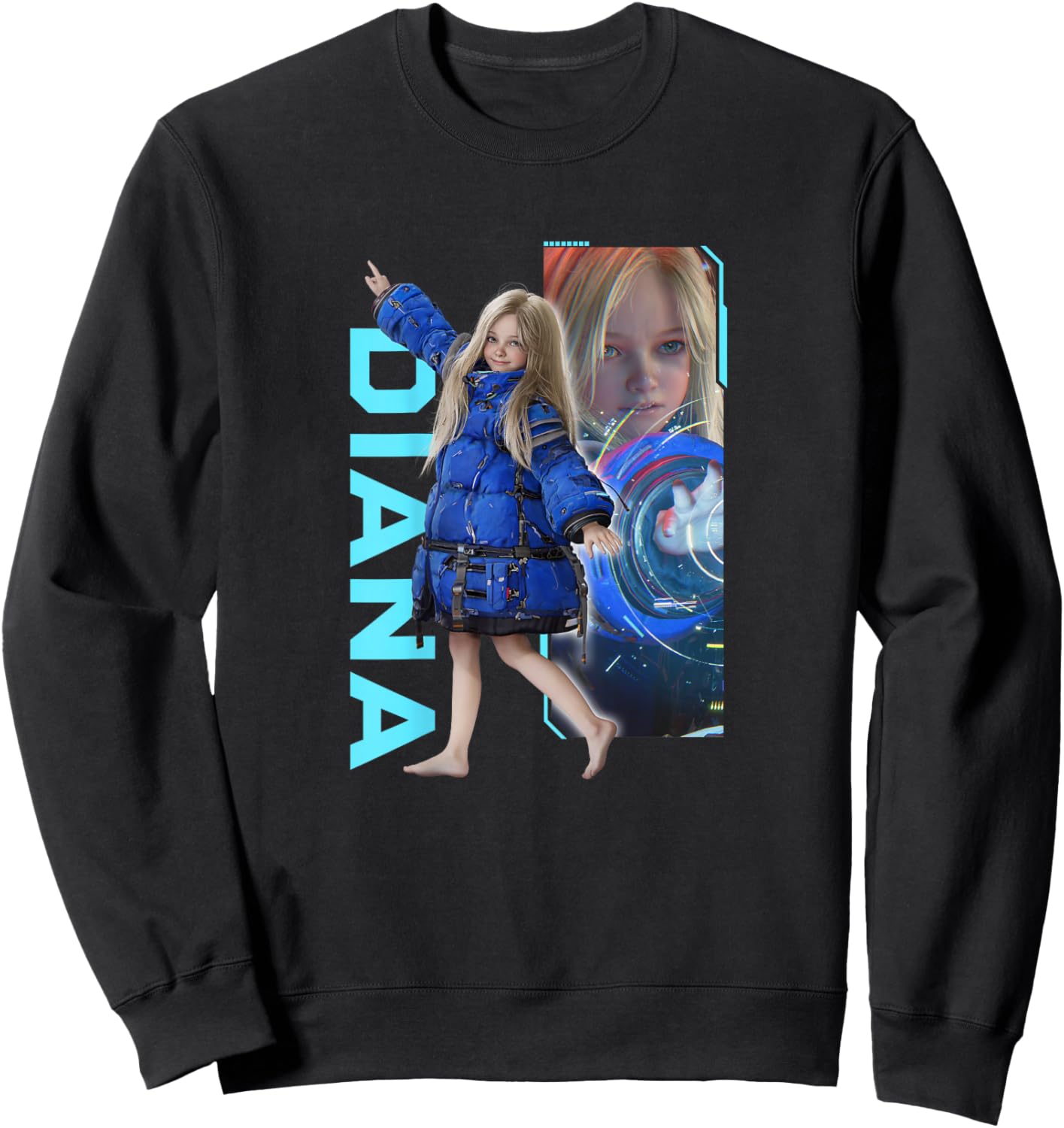 PRAGMATA Diana -BP Sweatshirt - Sweatshirt | Black