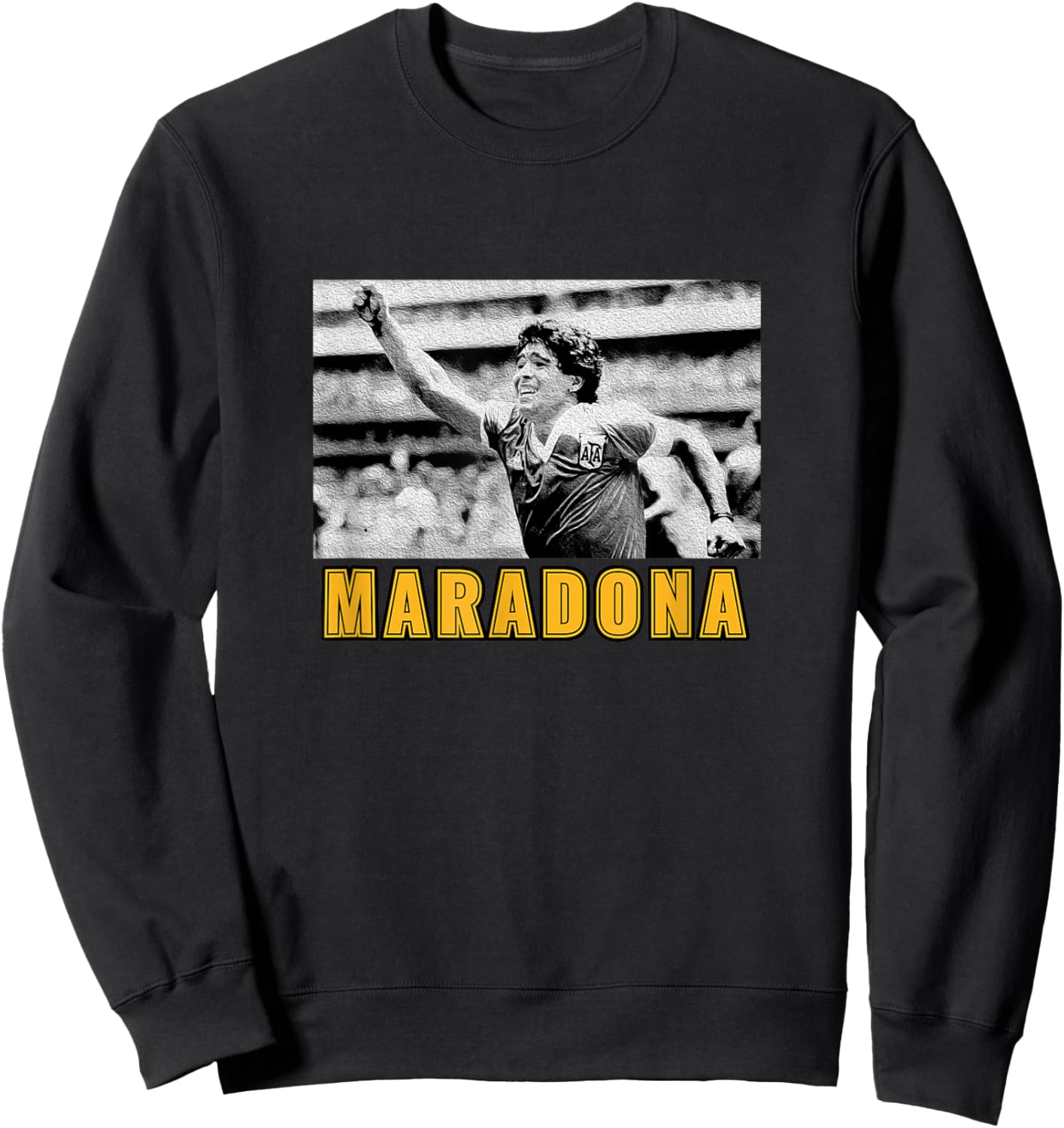 Maradona Celebration Hand of God Sweatshirt - Sweatshirt | Black