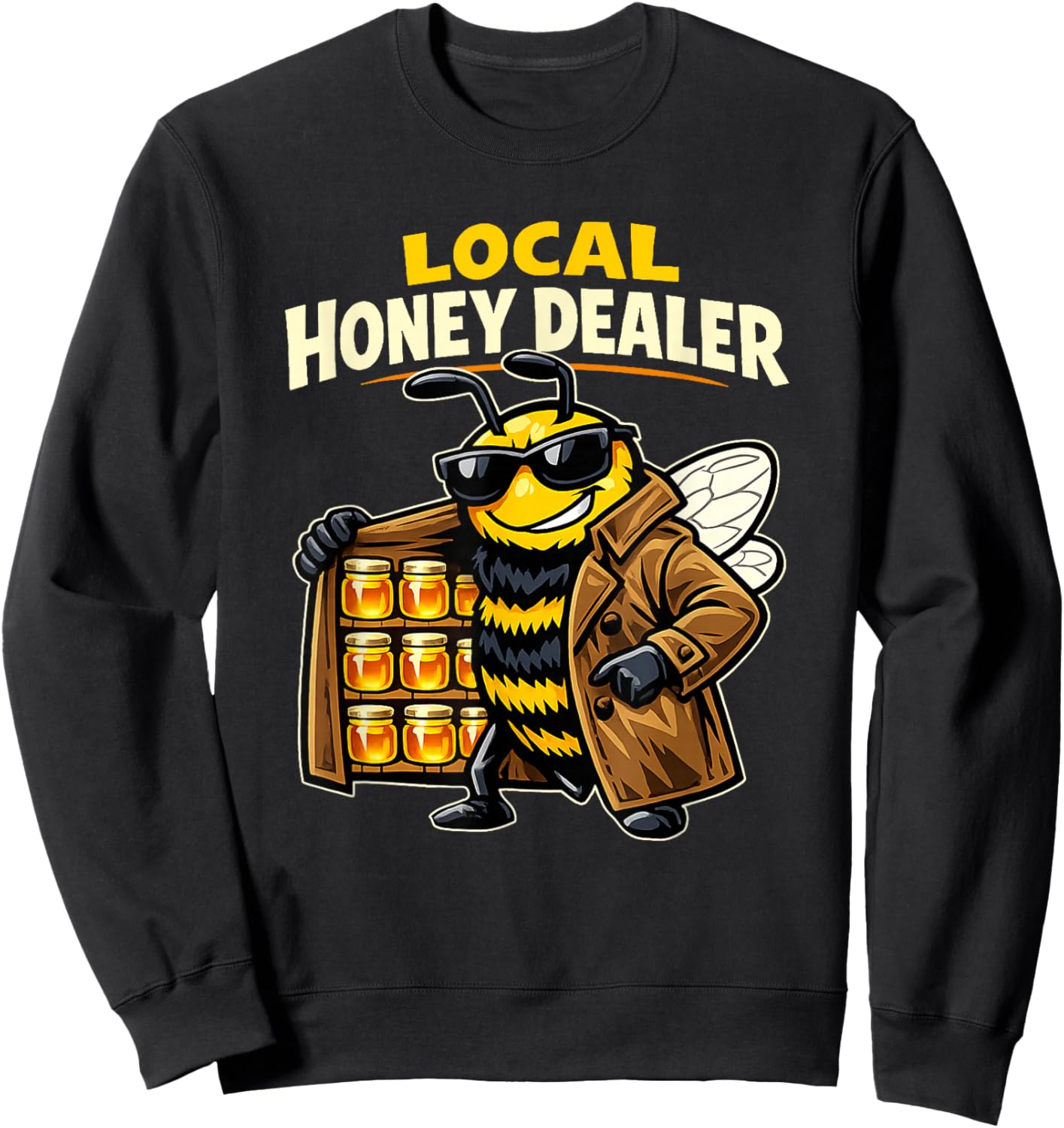 Beekeeper Local Honey Dealer Bee Beekeeping Men Women Sweatshirt - Sweatshirt | Black