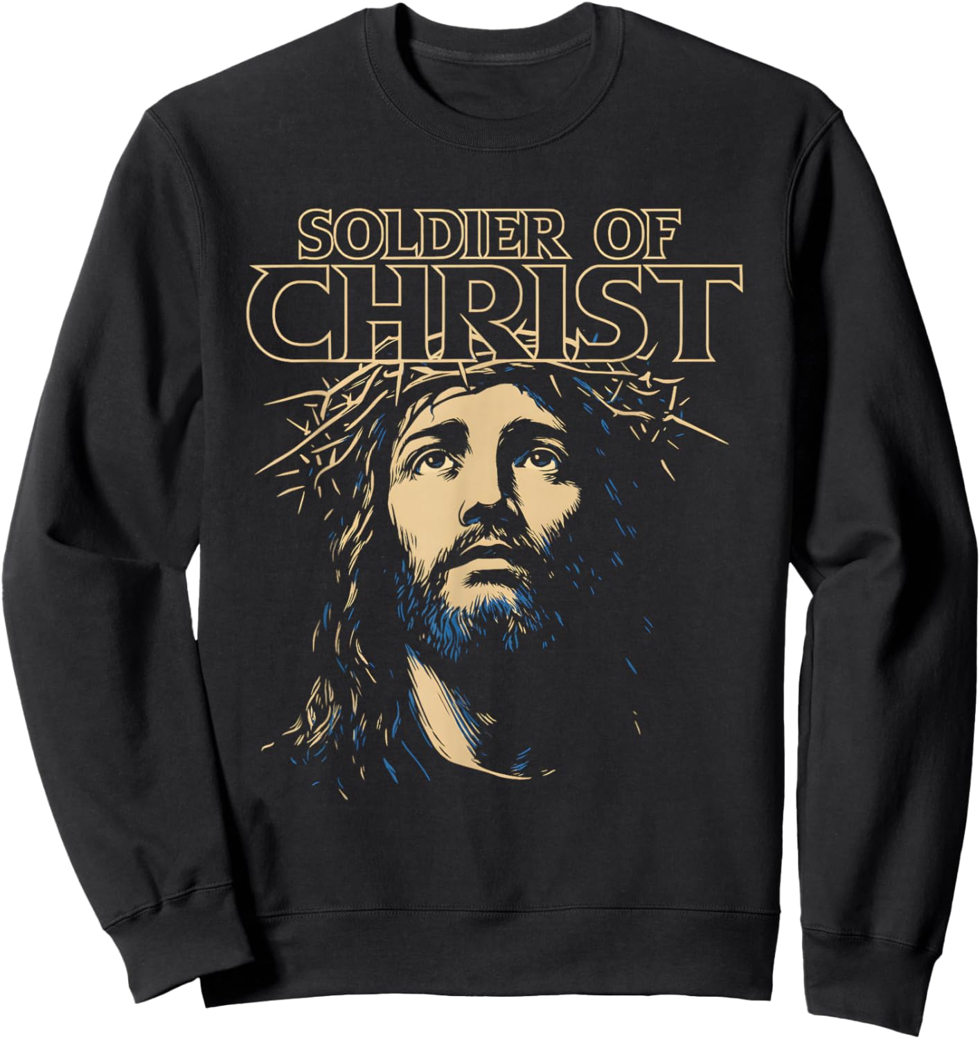 Soldier of Jesus Christ Sweatshirt - Sweatshirt | Black