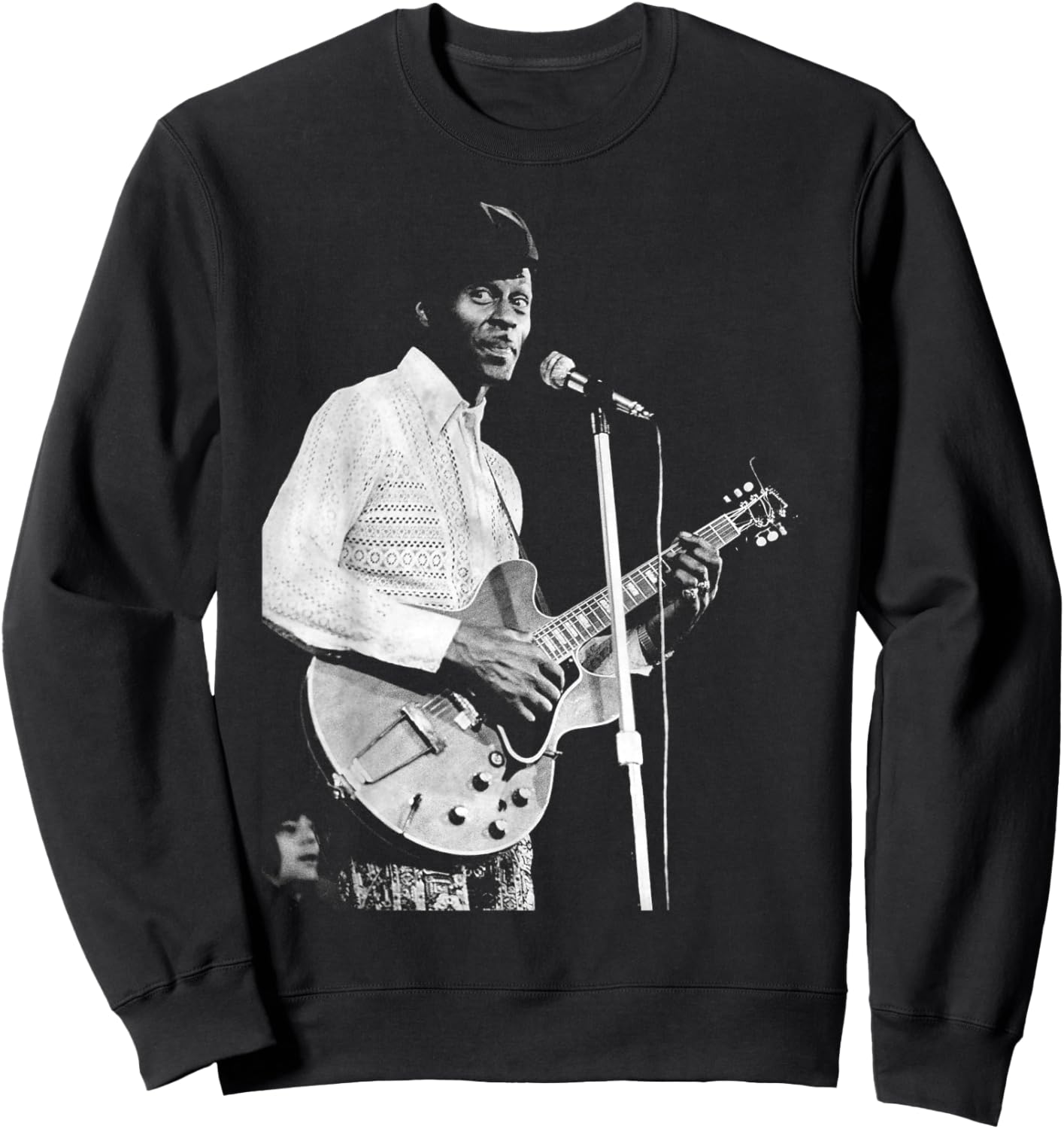 Chuck Berry Rock N Roll Guitar Legend 1973 Sweatshirt - Sweatshirt | Black