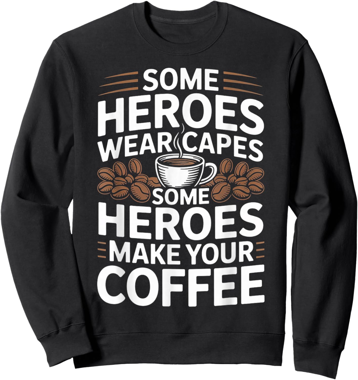 Funny Art Women Barista Espresso Coffee Lover Sweatshirt - Sweatshirt | Black