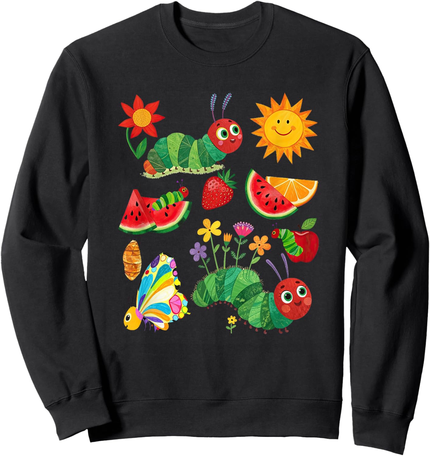 Hungry for Learning Teaching Life Teacher Appreciation Week Sweatshirt - Sweatshirt | Black