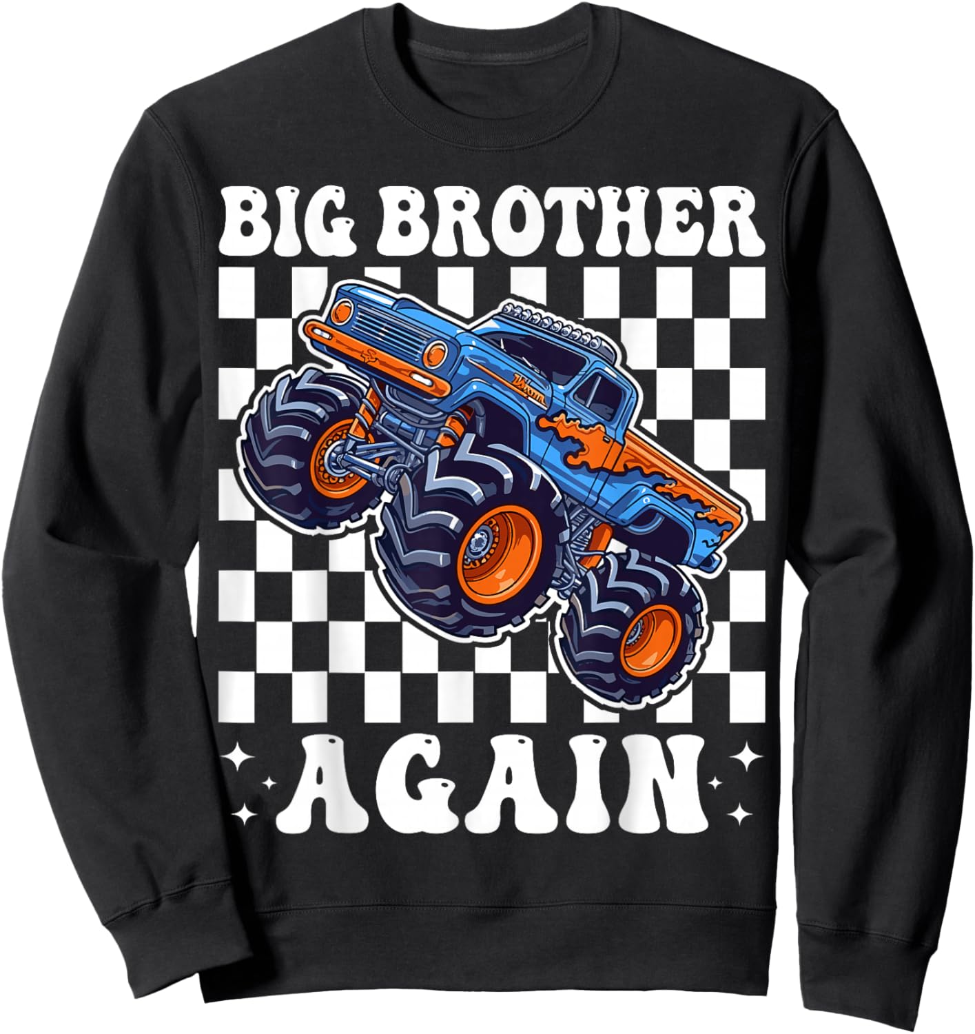 Big Brother Again 2026 Announcement Monster Truck Boys Boy Sweatshirt - Sweatshirt | Black