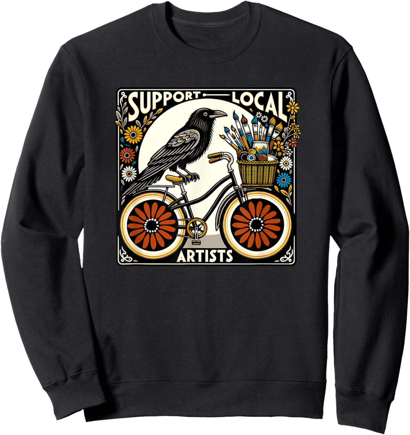 Support Local Artists Sweatshirt - Sweatshirt | Black
