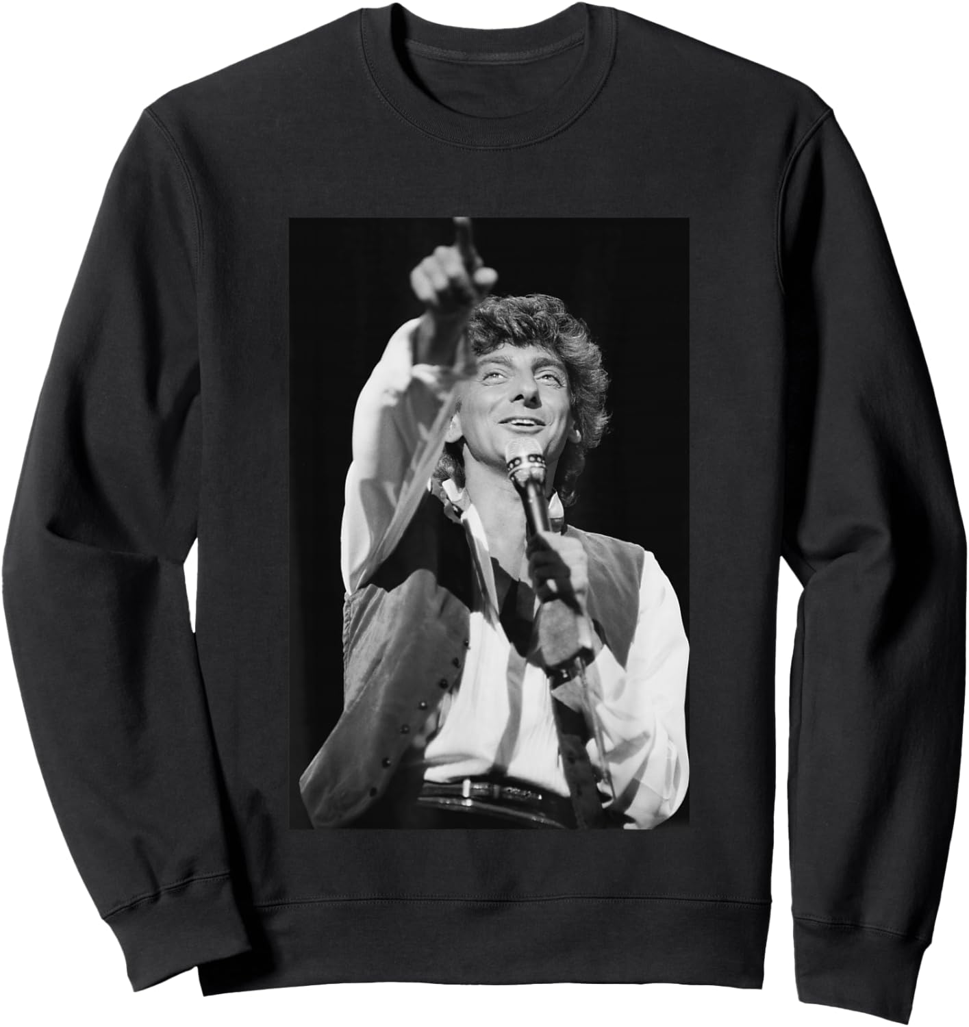Barry Manilow at Blenheim Palace Live Concert 1983 Sweatshirt - Sweatshirt | Black