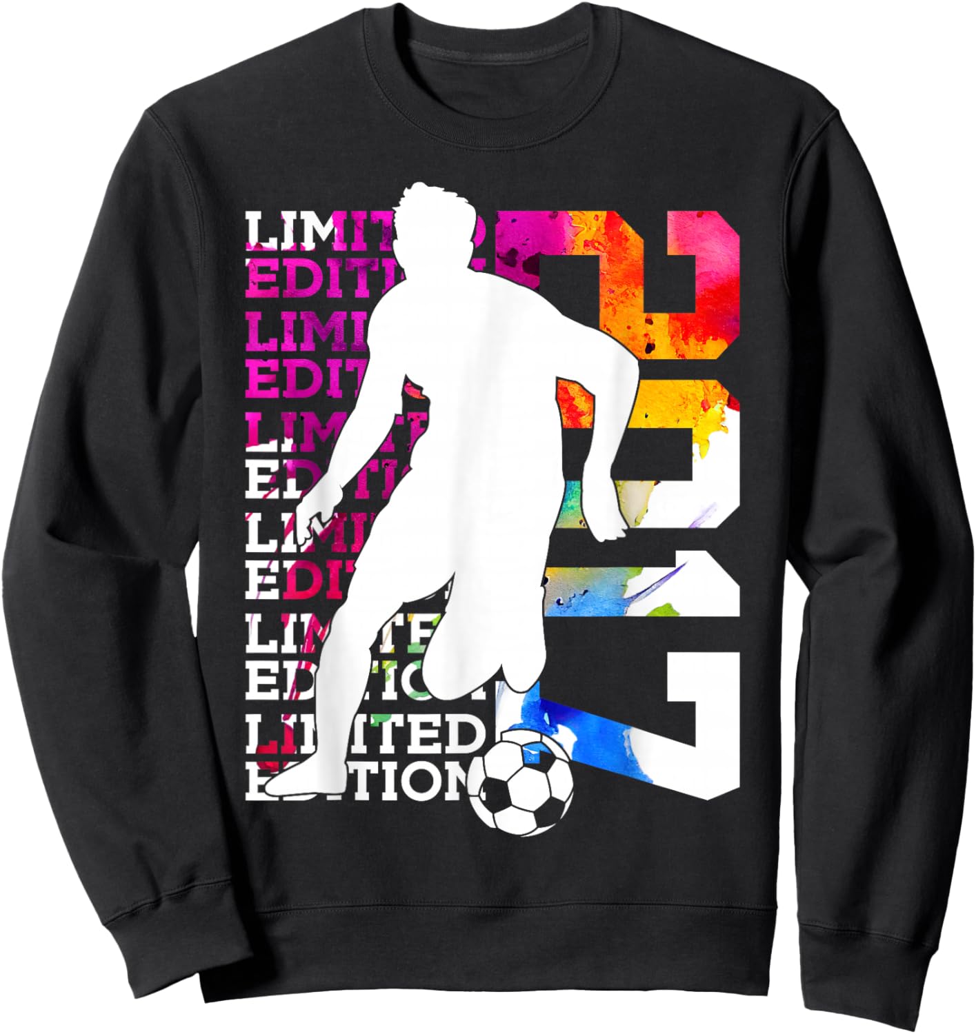 Limited Edition 2017 9 Years Soccer 9TH Birthday Sweatshirt - Sweatshirt | Black