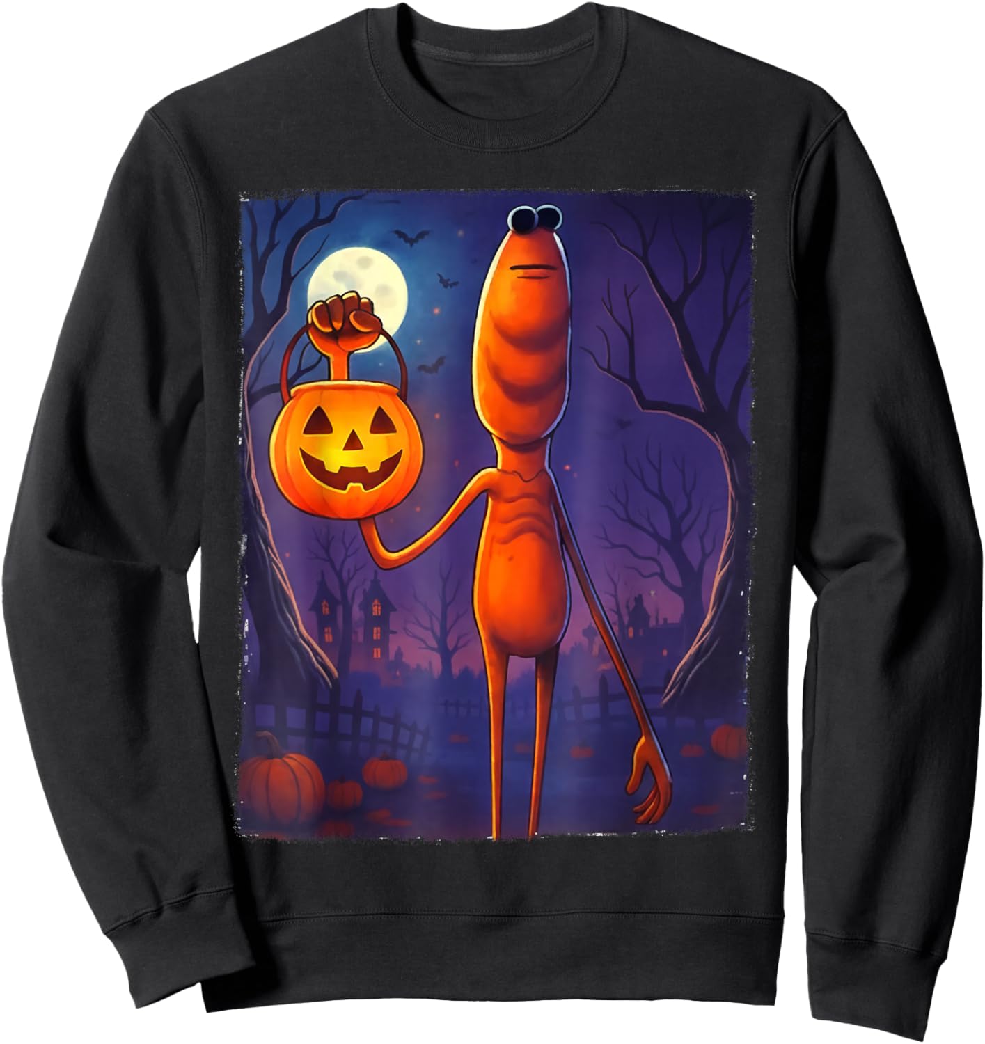 Marcus The Worm Halloween Custome Sweatshirt - Sweatshirt | Black