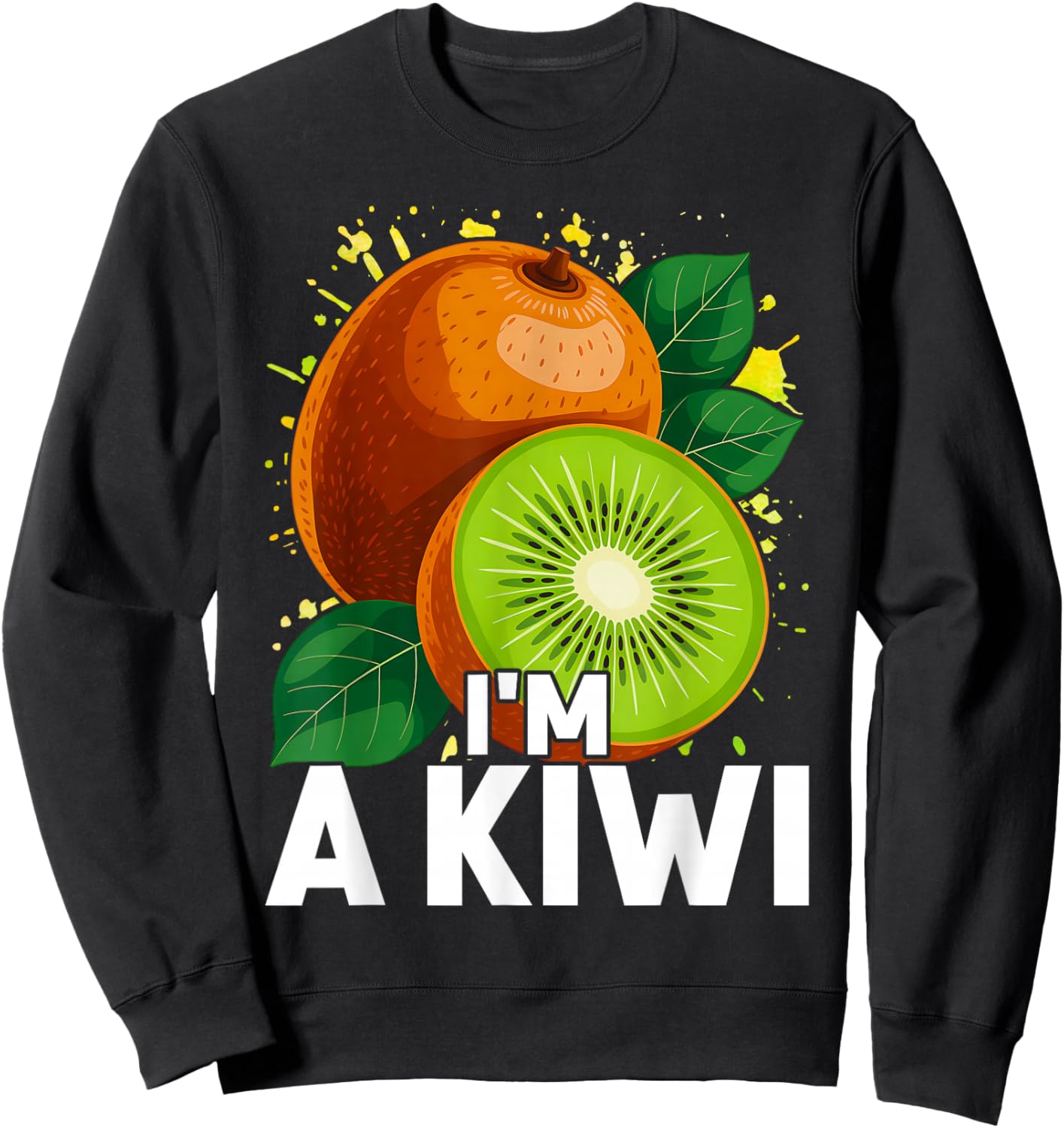 I'm A Kiwi Halloween Costumes Men Women Kids Sweatshirt - Sweatshirt | Black
