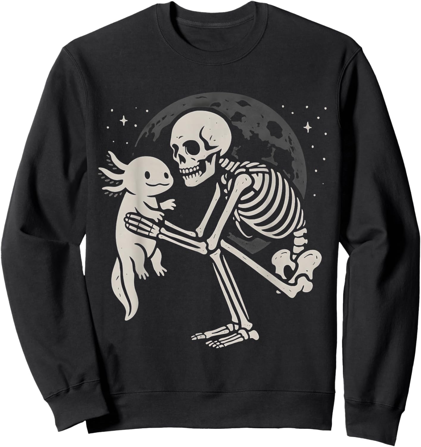 Axolotl Emo Goth Sweatshirt - Sweatshirt | Black