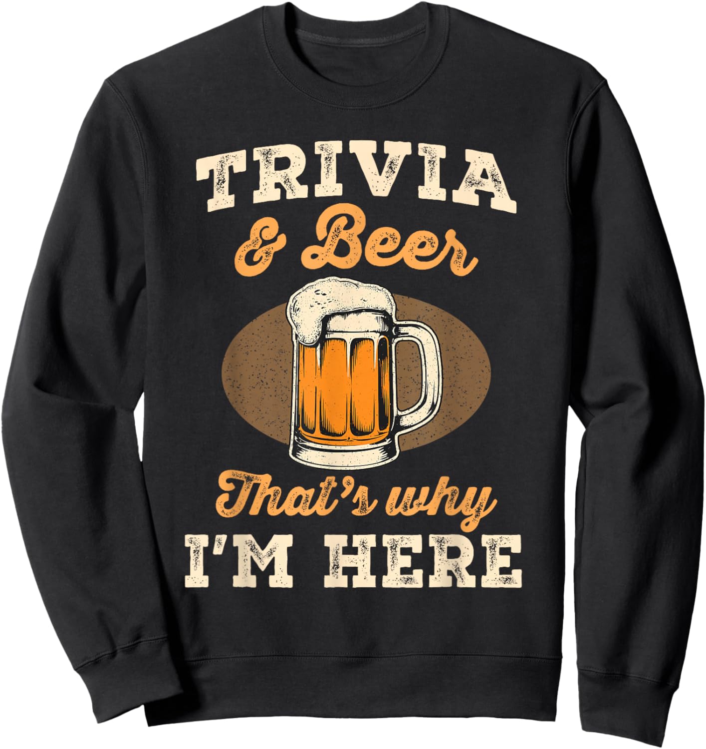 Funny Trivia Game Night Sweatshirt - Sweatshirt | Black
