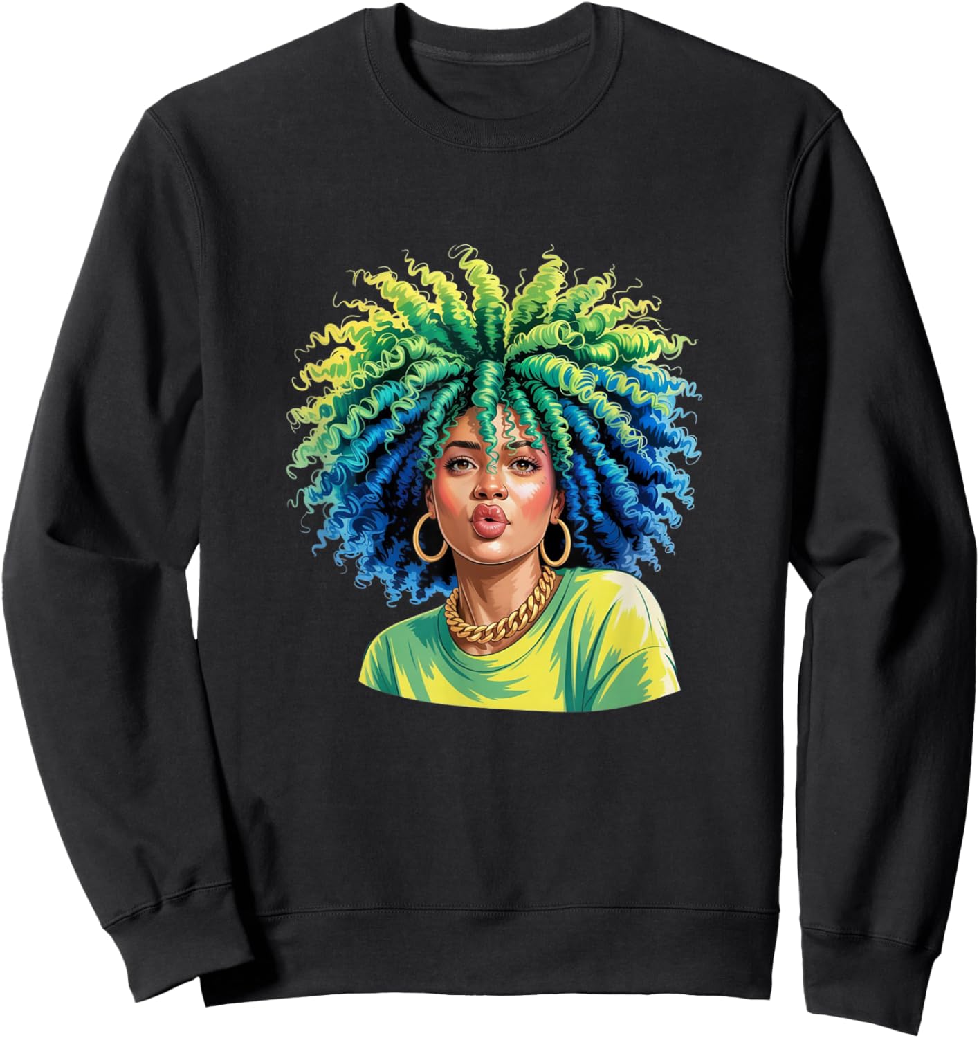 Mixed Girl Magic - Biracial Women Empowerment Sweatshirt - Sweatshirt | Black