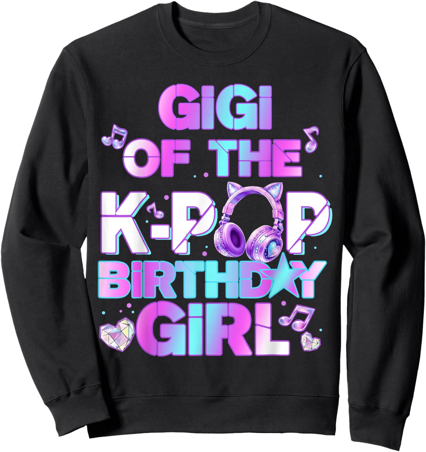 Gigi of The K-PoP Birthday Girls Korean Music Lovers Sweatshirt - Sweatshirt | Black