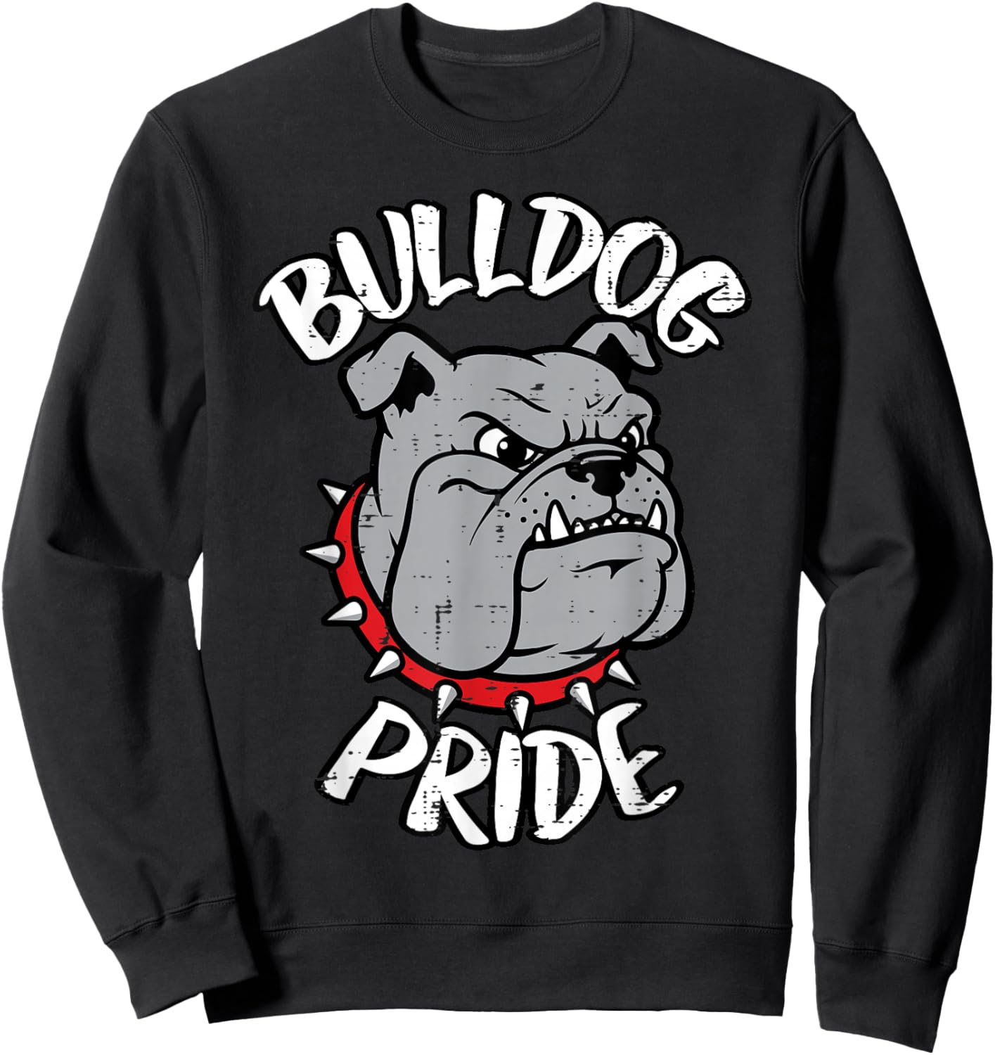 Bulldog Pride Girls Youth Teen Kids Men Boys Women Sweatshirt - Sweatshirt | Black