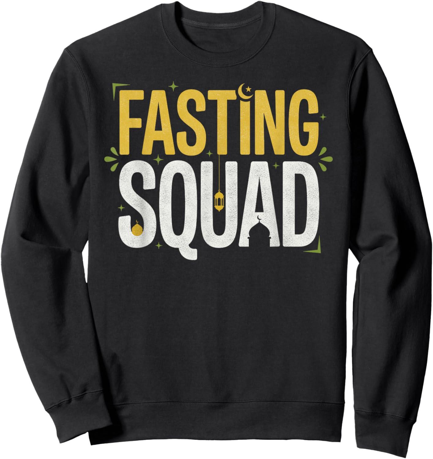 Ramadan Kareem Fasting Squad Islamic Family Muslim Faith Sweatshirt - Sweatshirt | Black