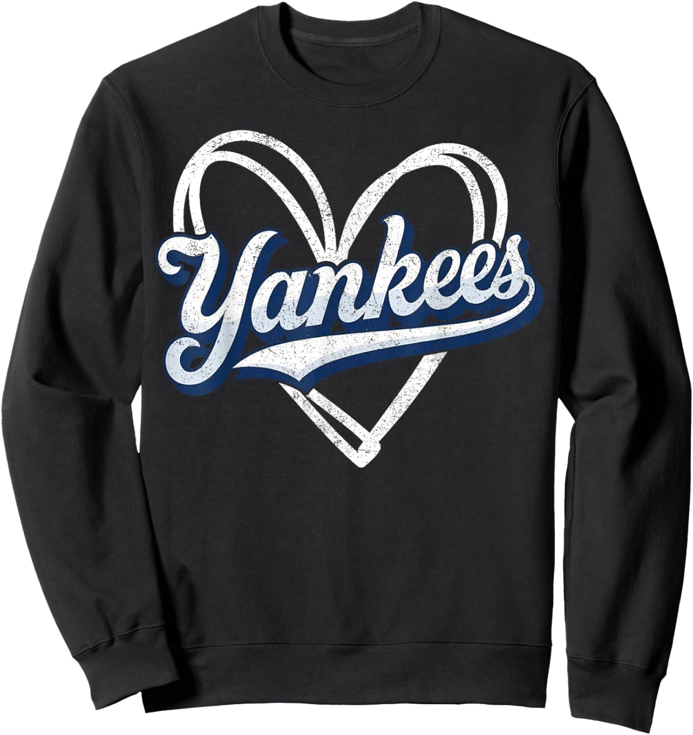 Yankees Vintage Retro Style, Classic 70s & 80s Yankees Sweatshirt - Sweatshirt | Black