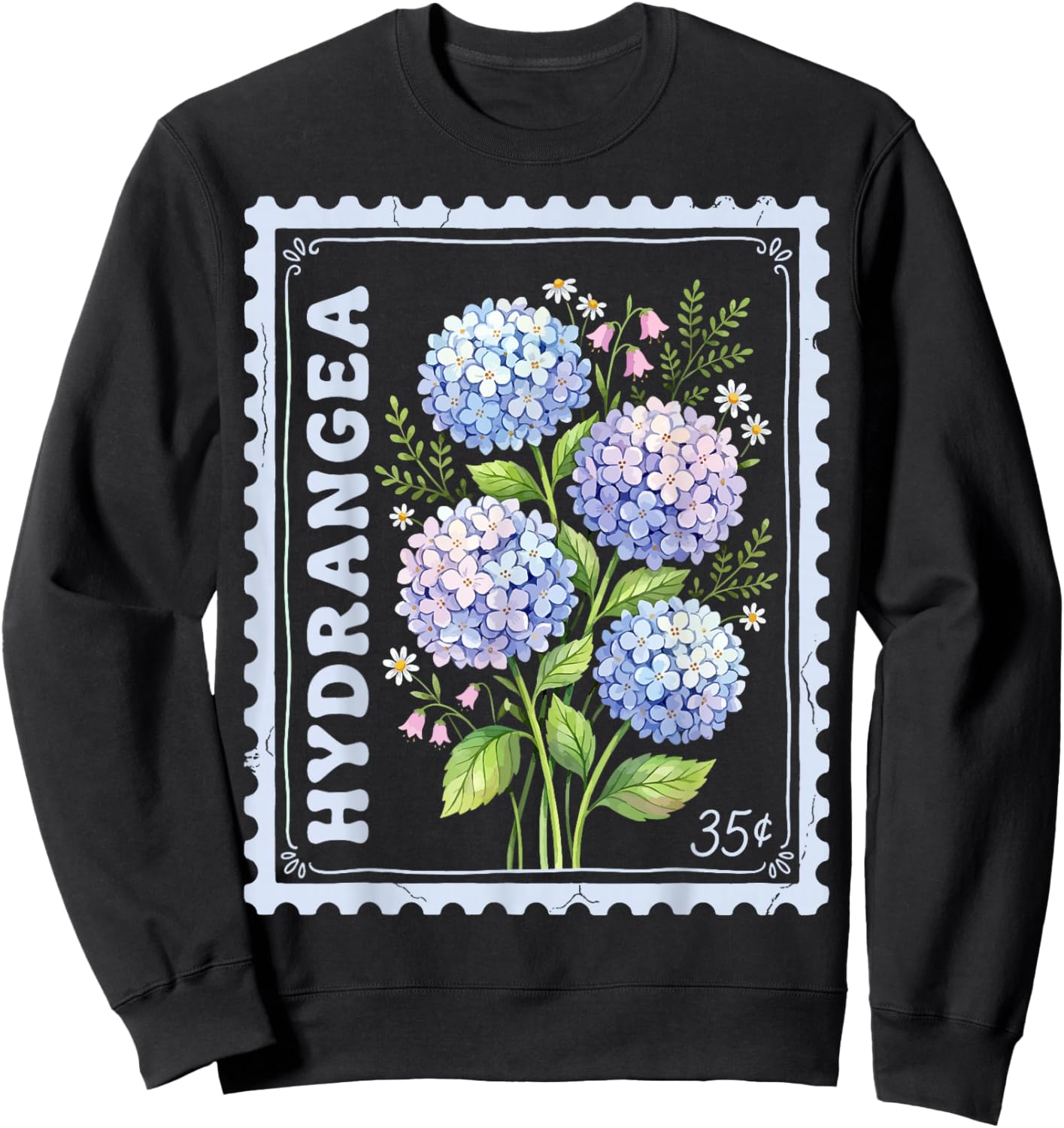 Hydrangea Sweatshirt - Sweatshirt | Black