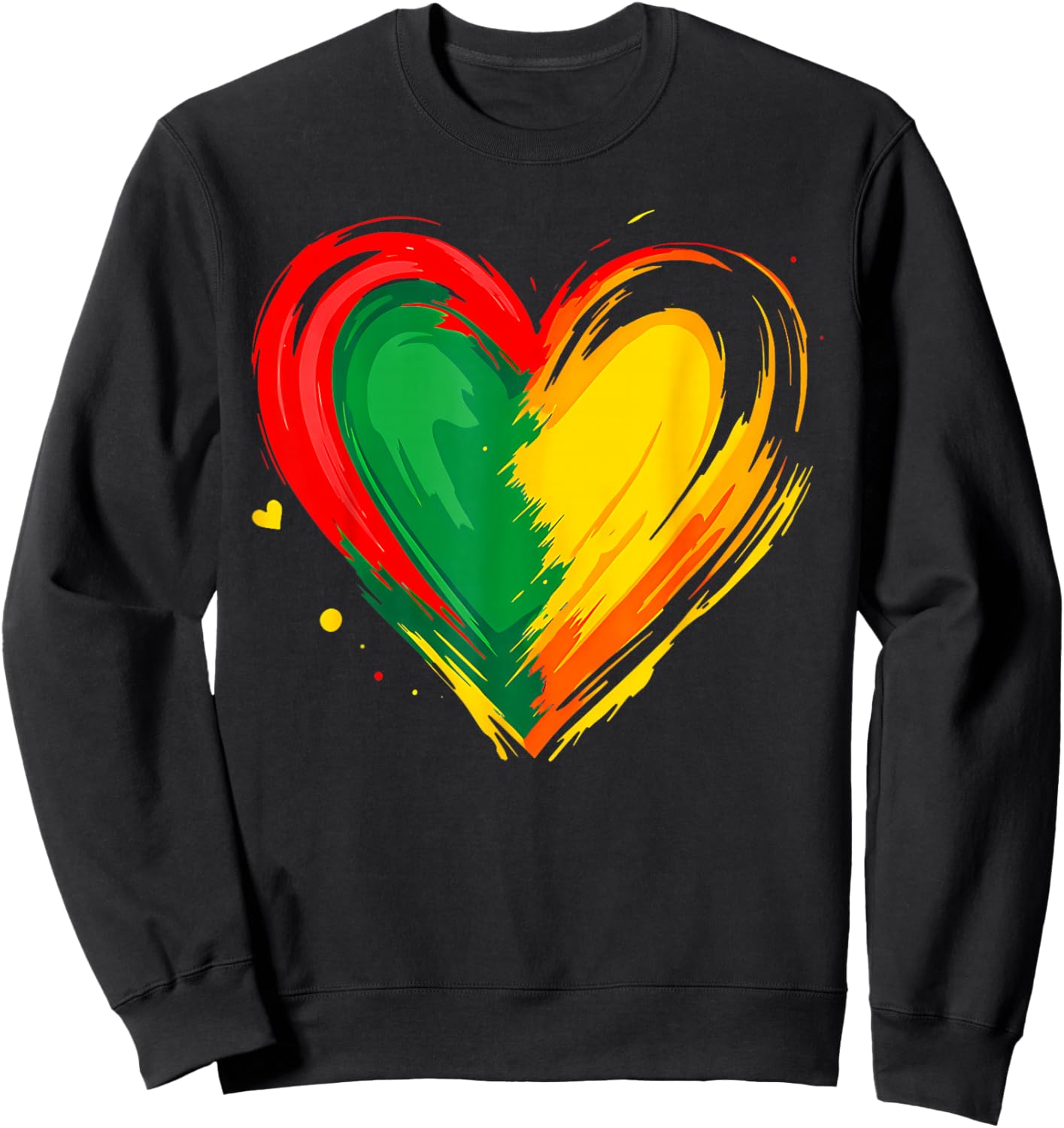 African Heart Black History Month African American Sweatshirt - Sweatshirt | Black