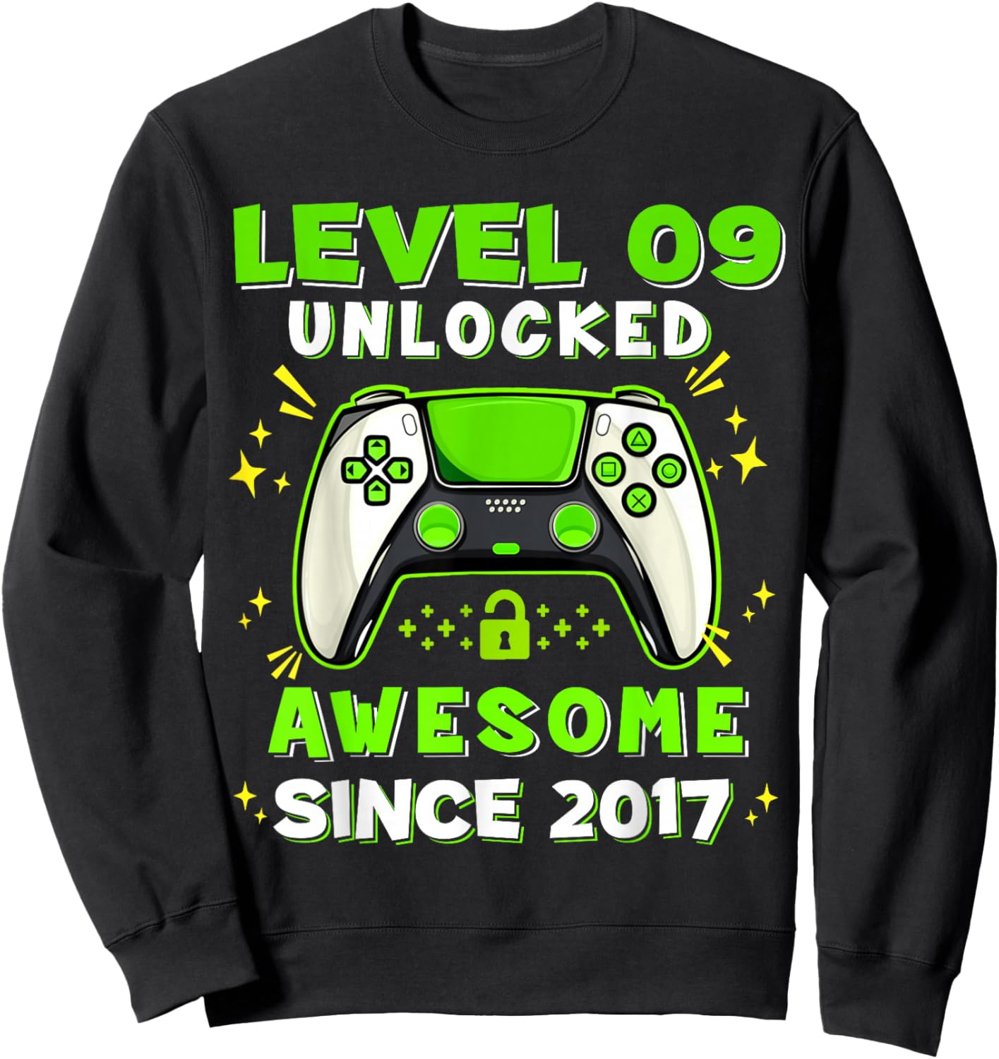 9th Birthday for Boys 9 Years Birthday Kids Gifts Sweatshirt - Sweatshirt | Black