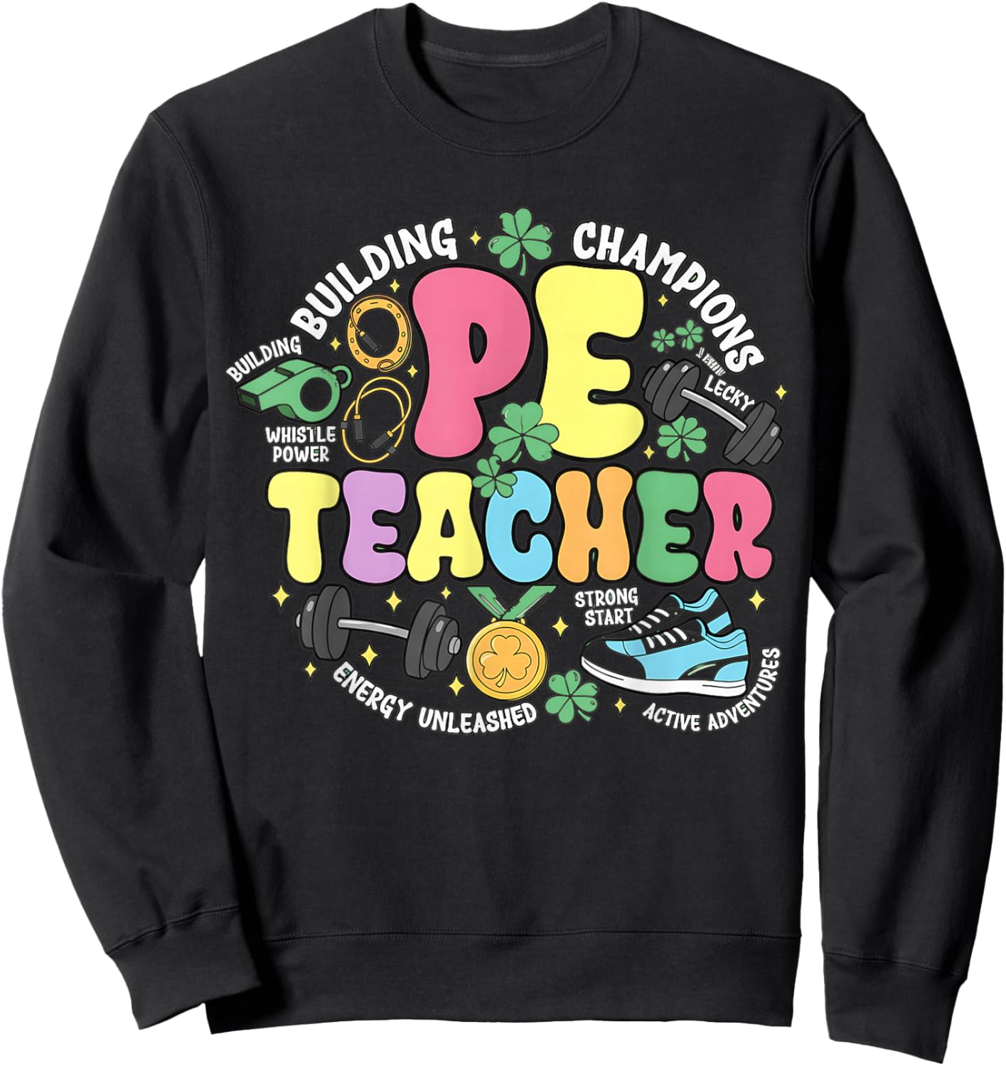 Shirt, Physical Education St Patricks D Sweatshirt - Sweatshirt | Black