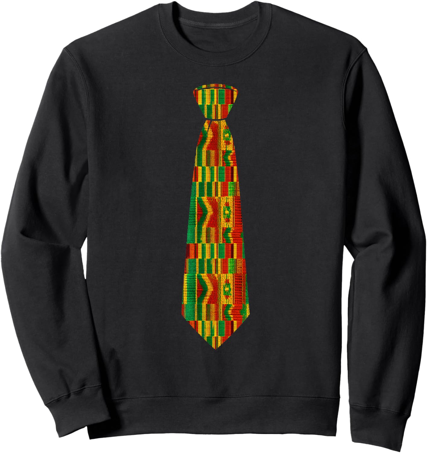 Dashiki Kente Tie Black History Month African Print Men Boys Sweatshirt - Sweatshirt | Black