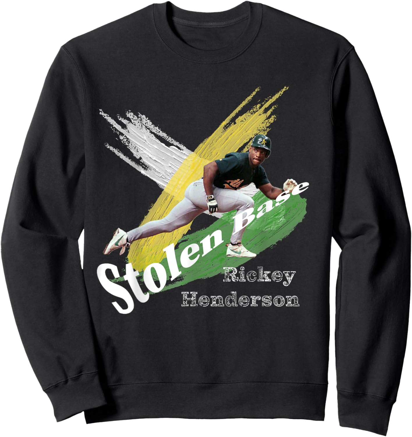 Rickey Henderson_001 Sweatshirt - Sweatshirt | Black