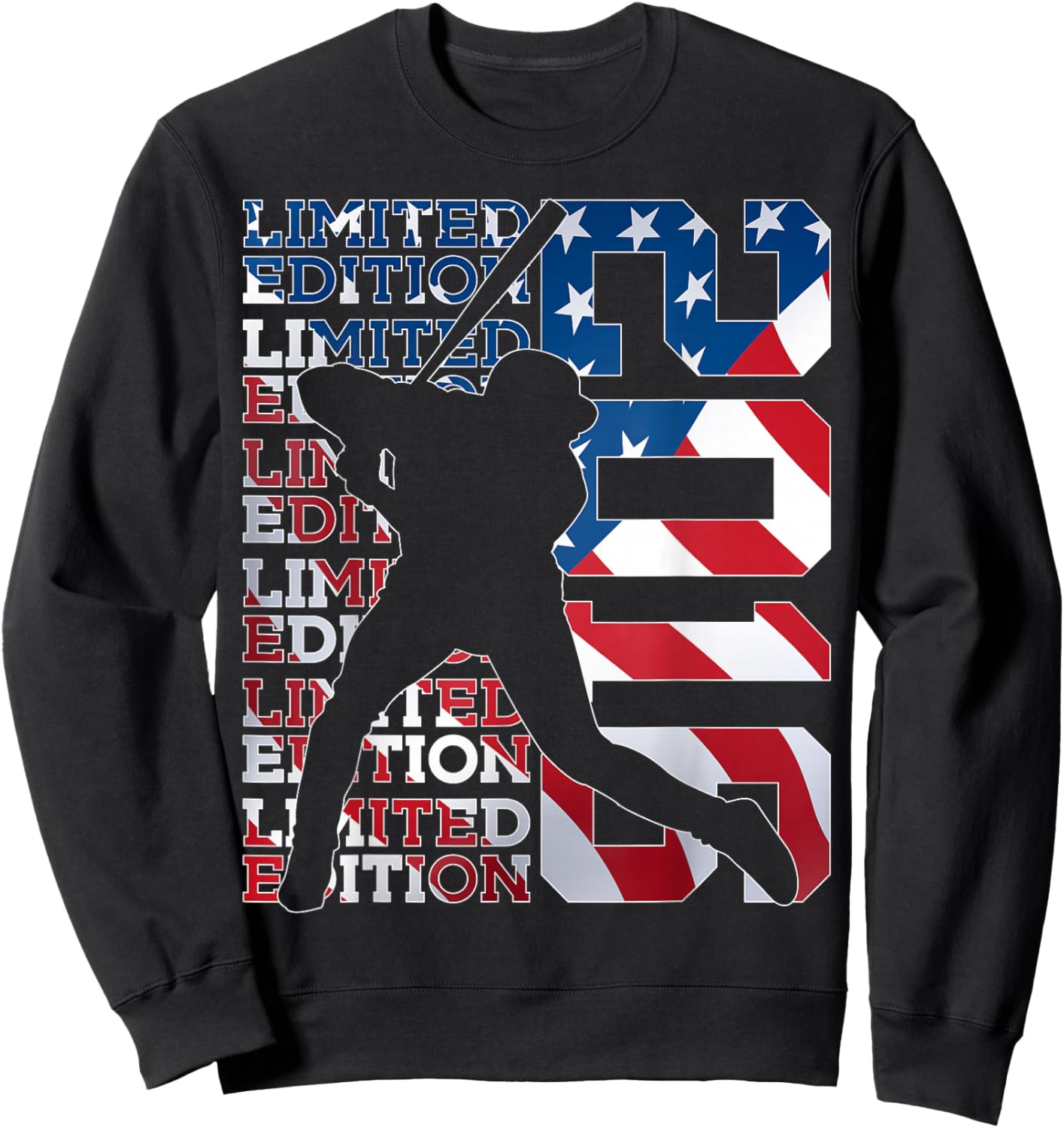 Limited Edition 2016 Baseball 10TH Birthday Sweatshirt - Sweatshirt | Black