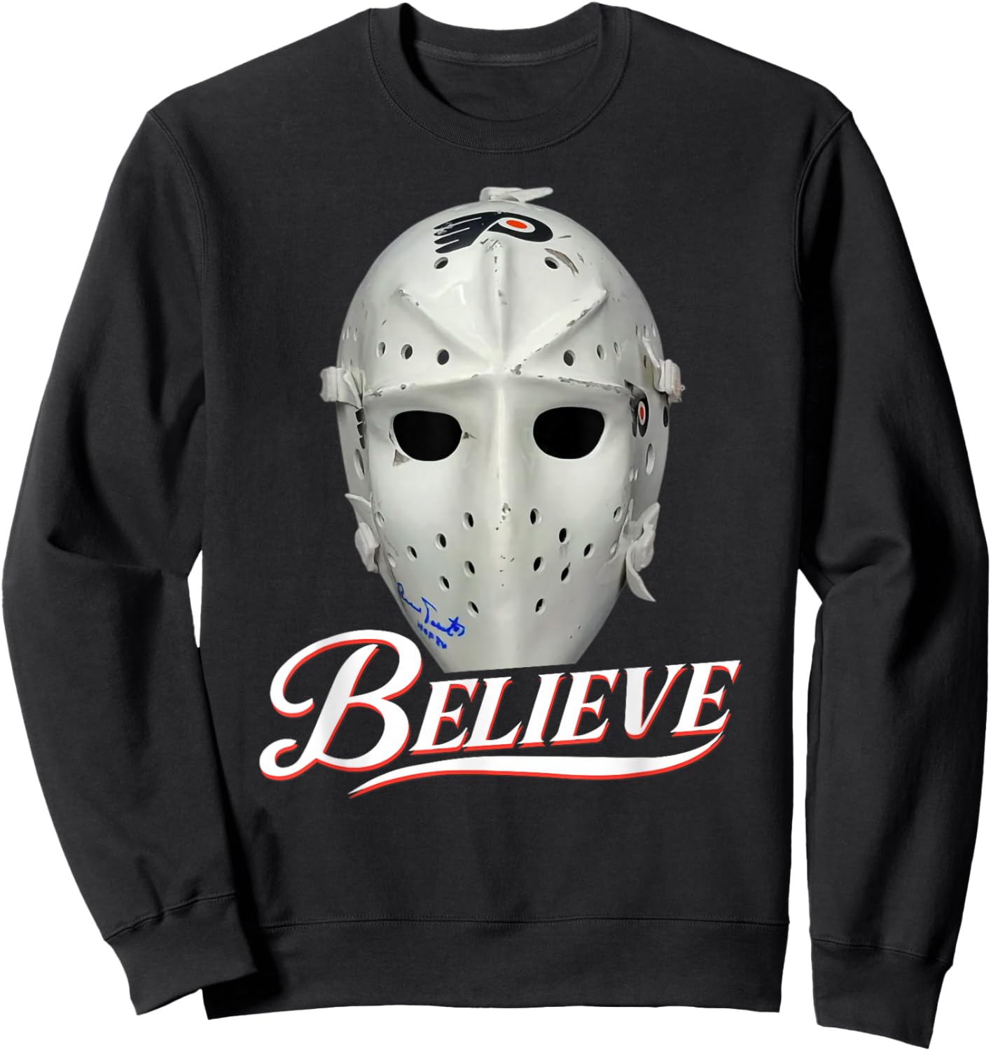 Flyers Believe Vintage Mask Sweatshirt - Sweatshirt | Black