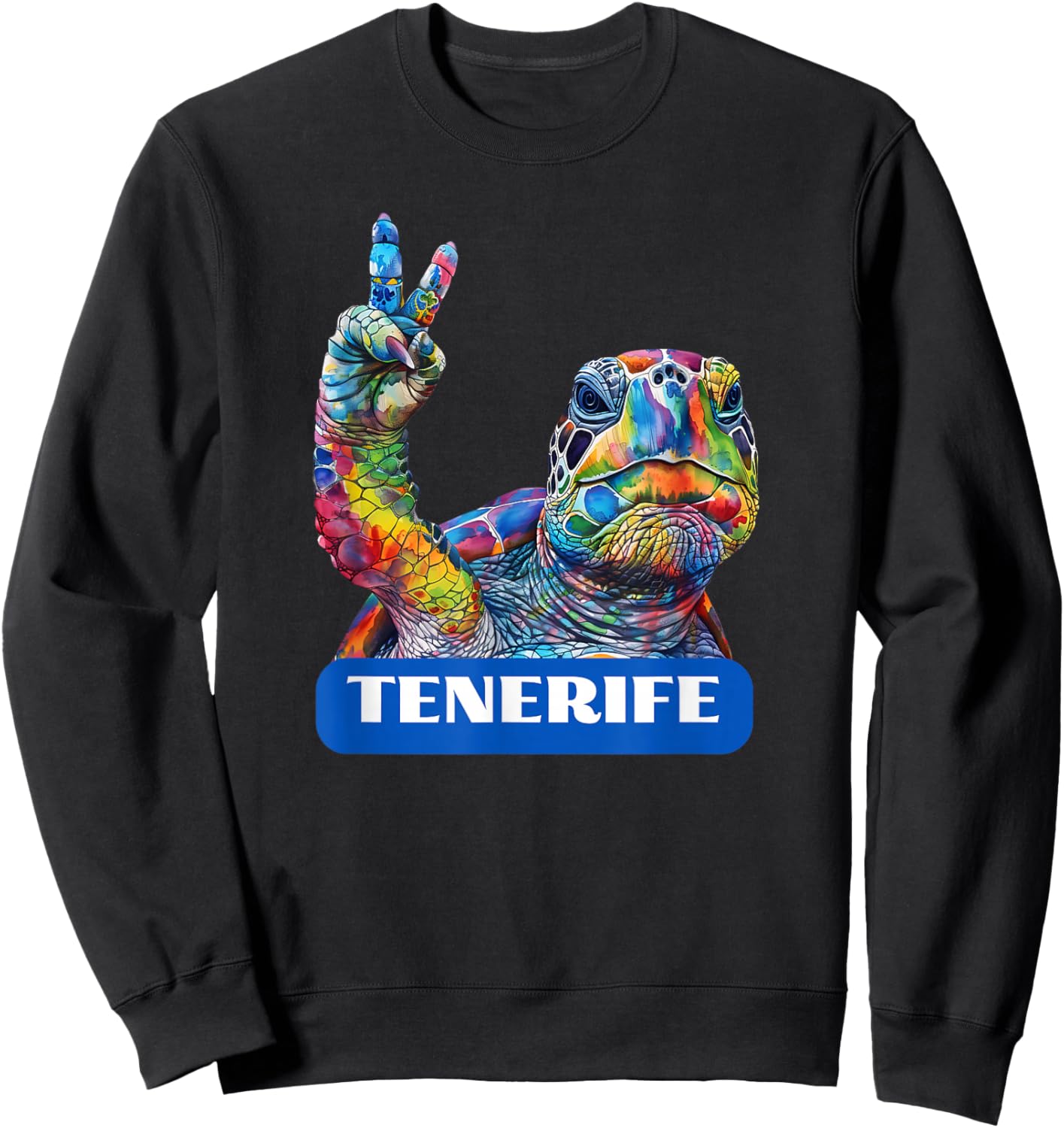 Spain Canary Islands Tenerife Sweatshirt - Sweatshirt | Black