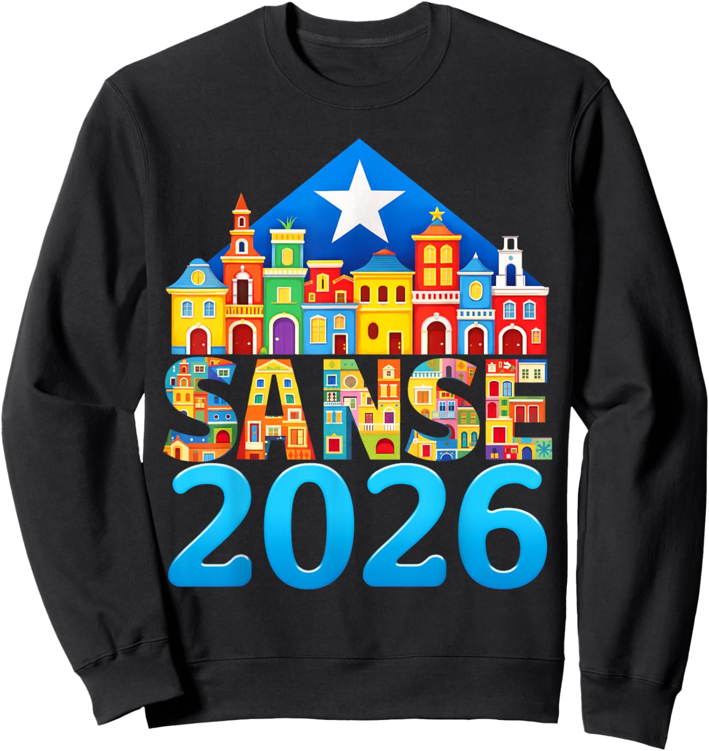 Balcones De Cora Sanse 2026 San Juan Festival San Sebastian Sweatshirt - Sweatshirt | Black