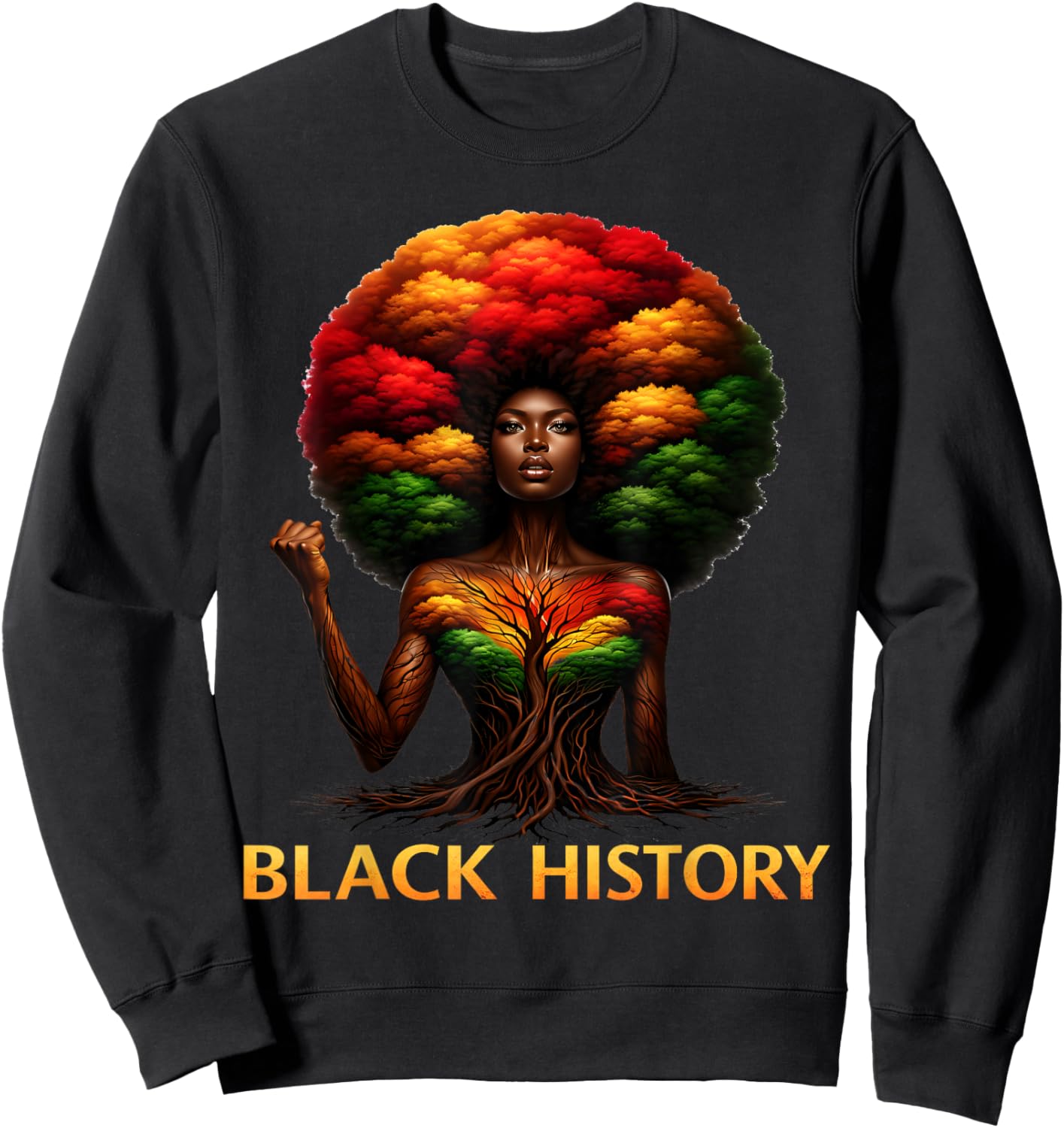 Honoring Past Inspiring Future Men Women Black History Month Sweatshirt - Sweatshirt | Black