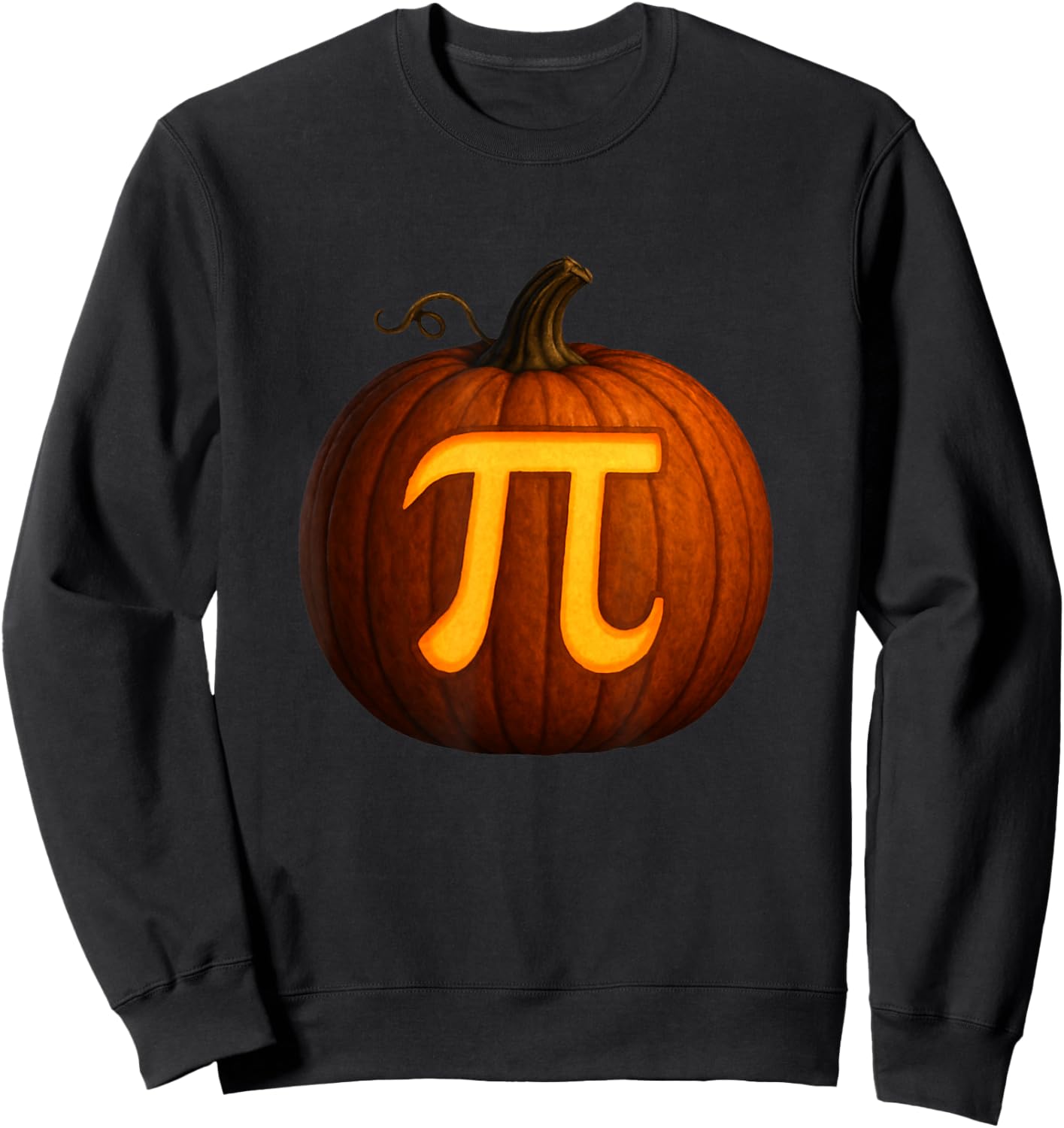 Pumpkin Pi Funny Fall Halloween Pumpkin Pie Math Sweatshirt - Sweatshirt | Black