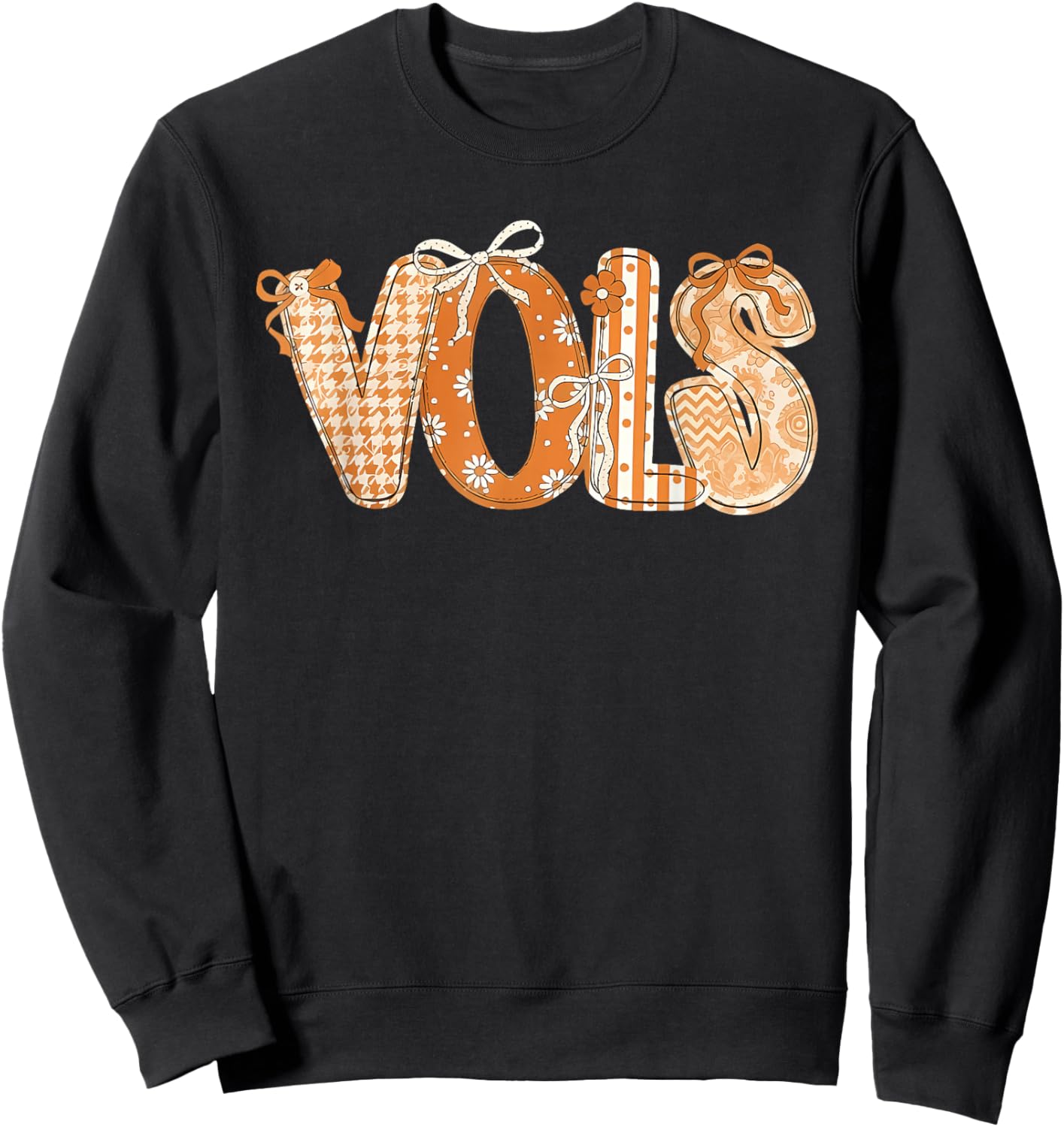 Vintage Classic 90's Vols Sweatshirt - Sweatshirt | Black