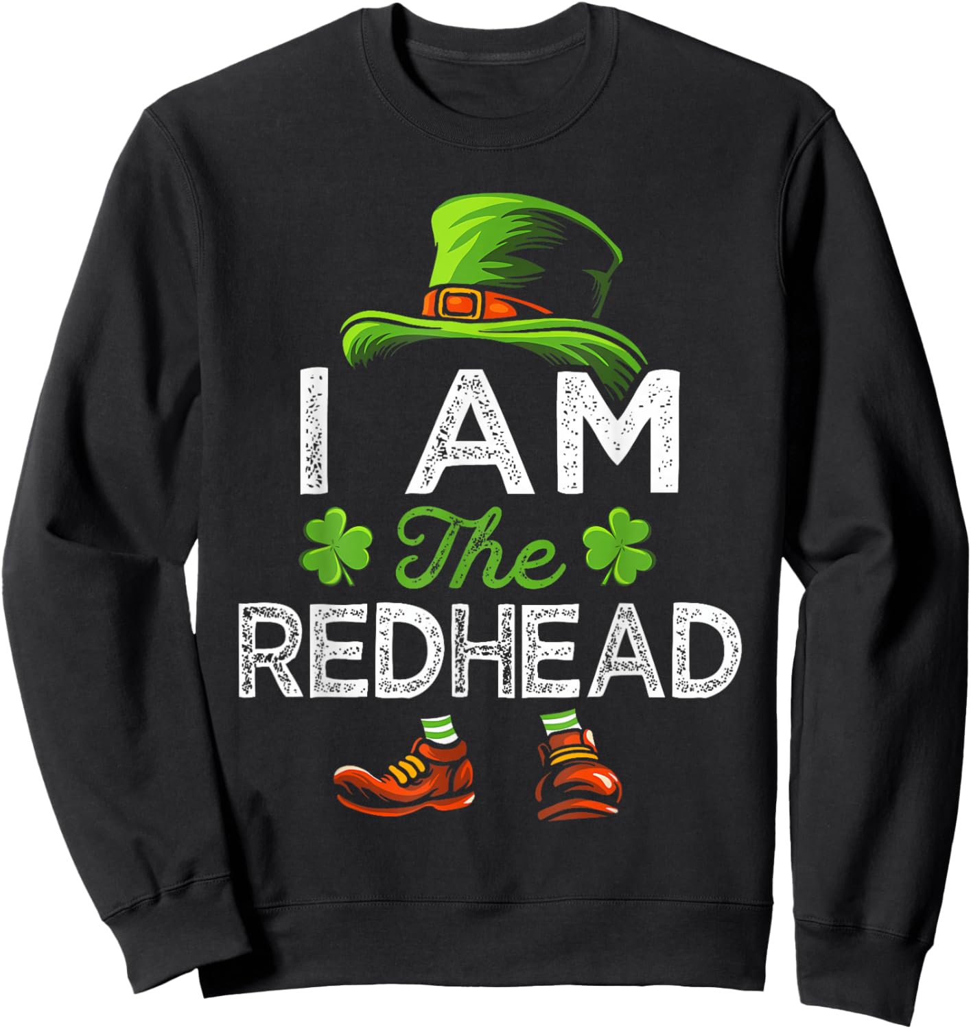 Funny St Patricks Day Sweatshirt - Sweatshirt | Black