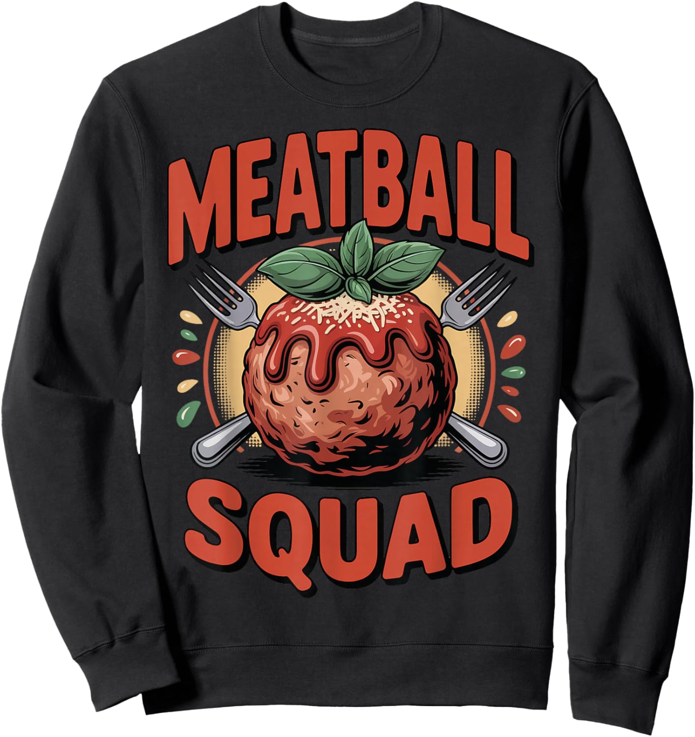 Meatball Squad Sweatshirt - Sweatshirt | Black