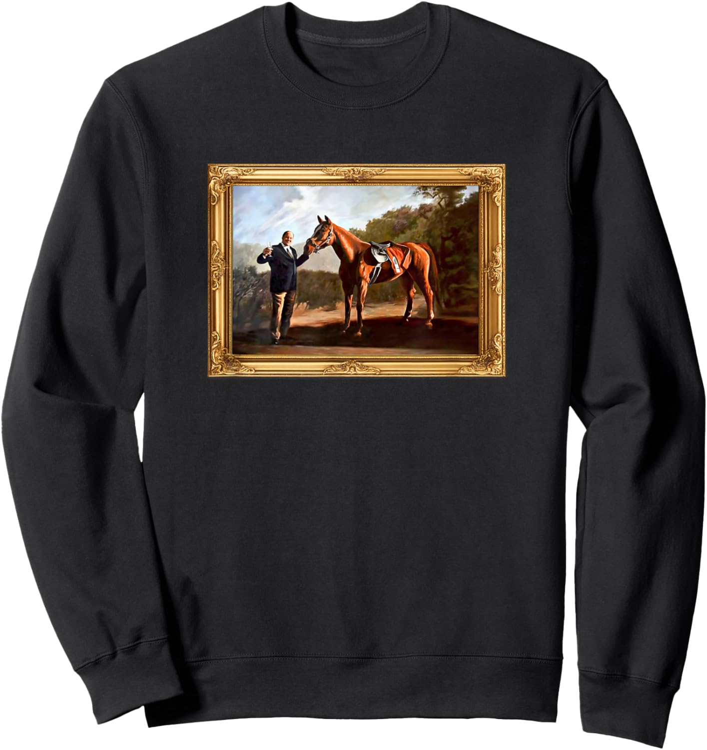 Tony Toasting Pie O My Painting Sweatshirt - Sweatshirt | Black
