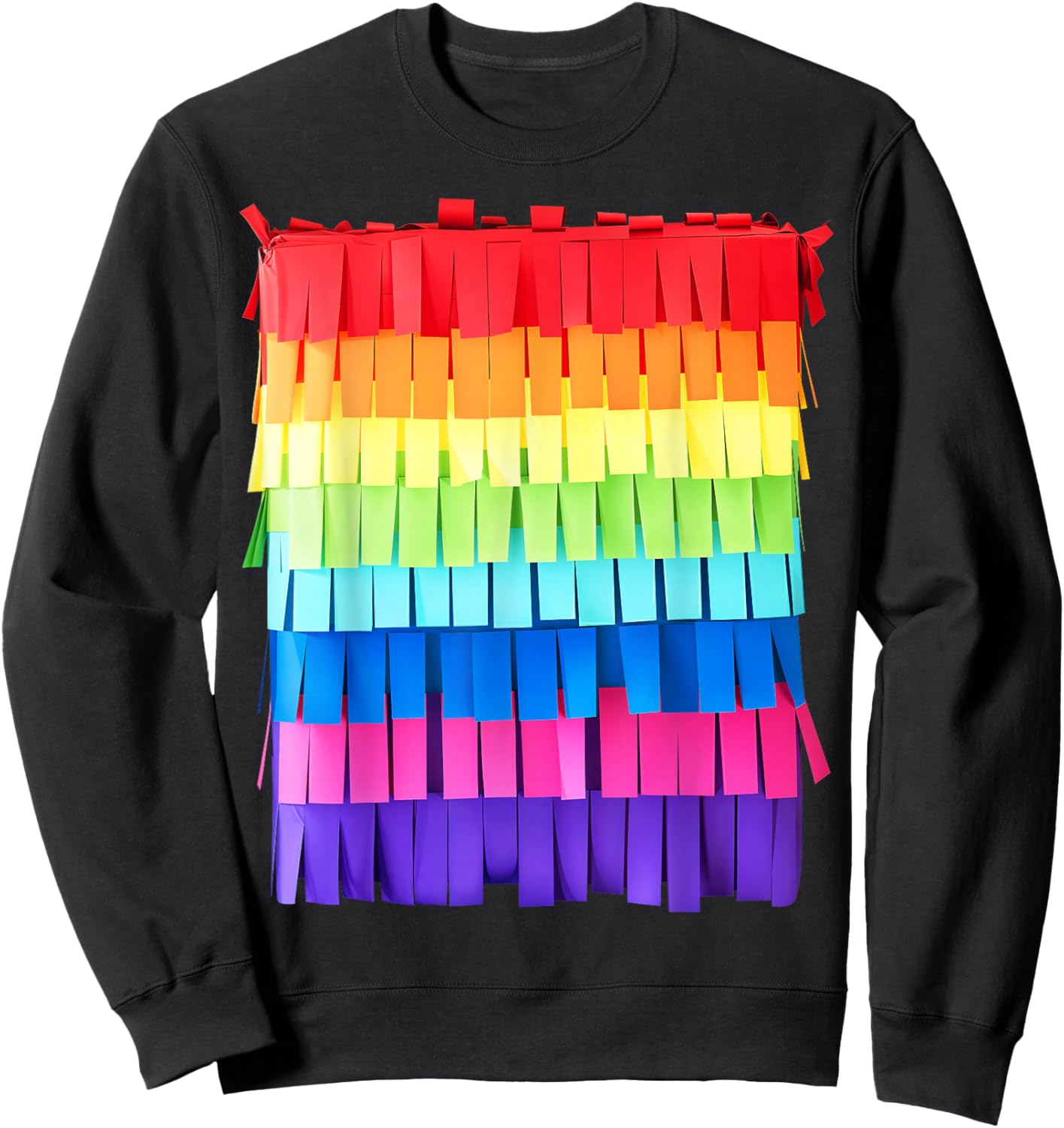Pinata Shirt Adult Men Women Kids Printed Pinata Costume Sweatshirt - Sweatshirt | Black
