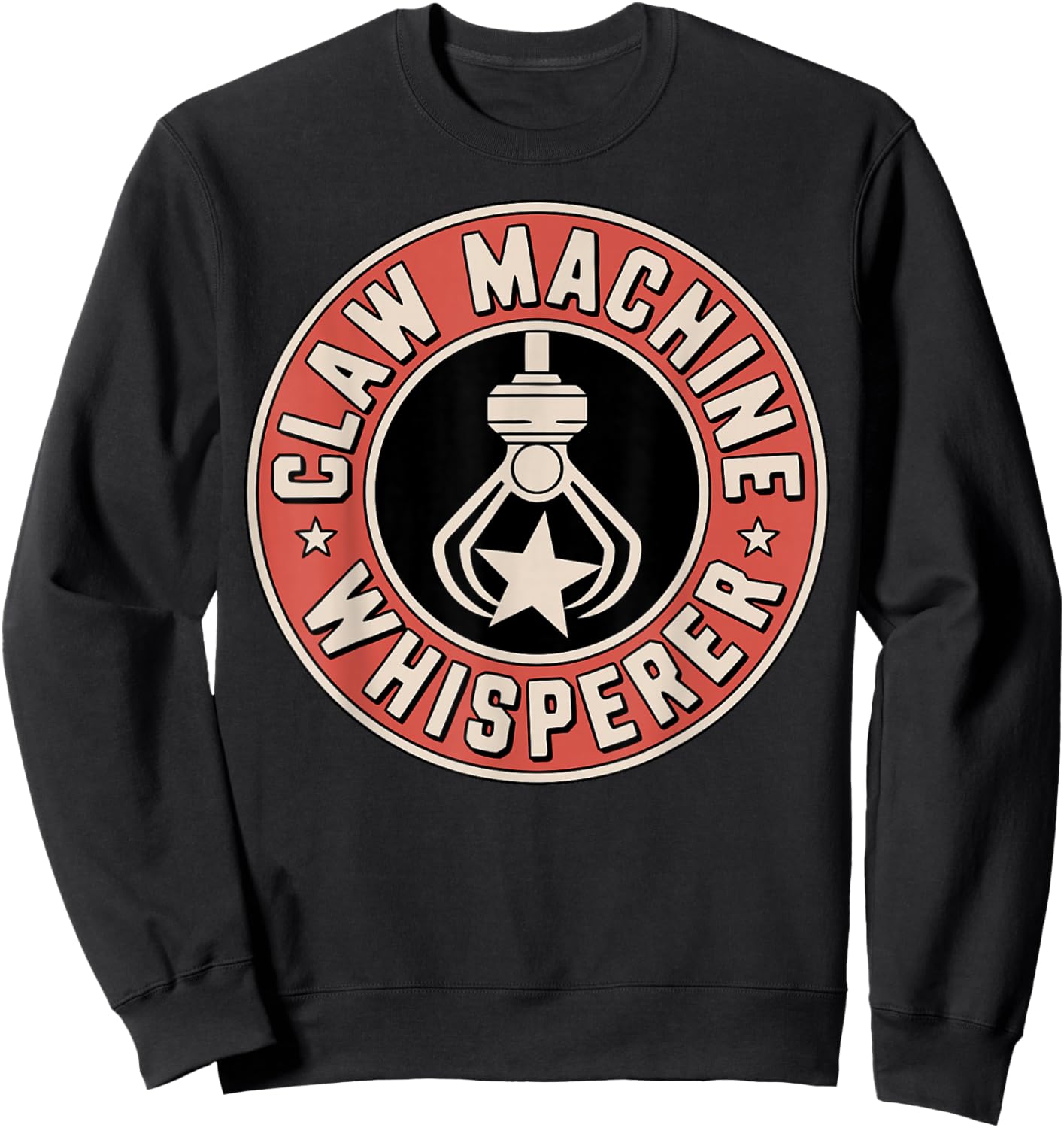 Funny Arcade Claw Machine Sweatshirt - Sweatshirt | Black