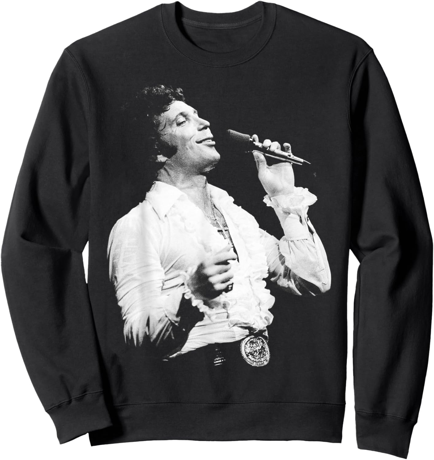 Tom Jones Live Rescue Me Era 1979 Sweatshirt - Sweatshirt | Black
