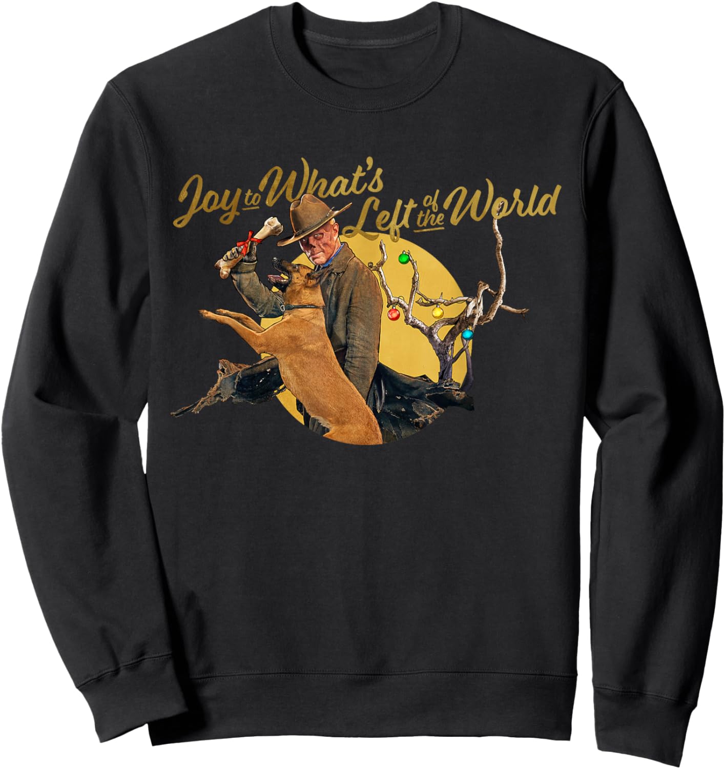 Fallout - Joy to What's Left of The World The Ghoul Sweatshirt - Sweatshirt | Black