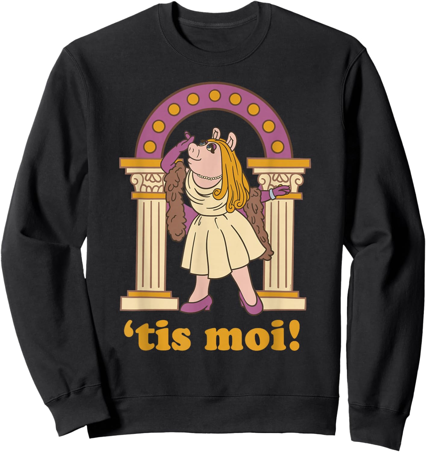 Disney The Muppet Show 50th Anniversary Miss Piggy 'Tis Moi! Sweatshirt - Sweatshirt | Black