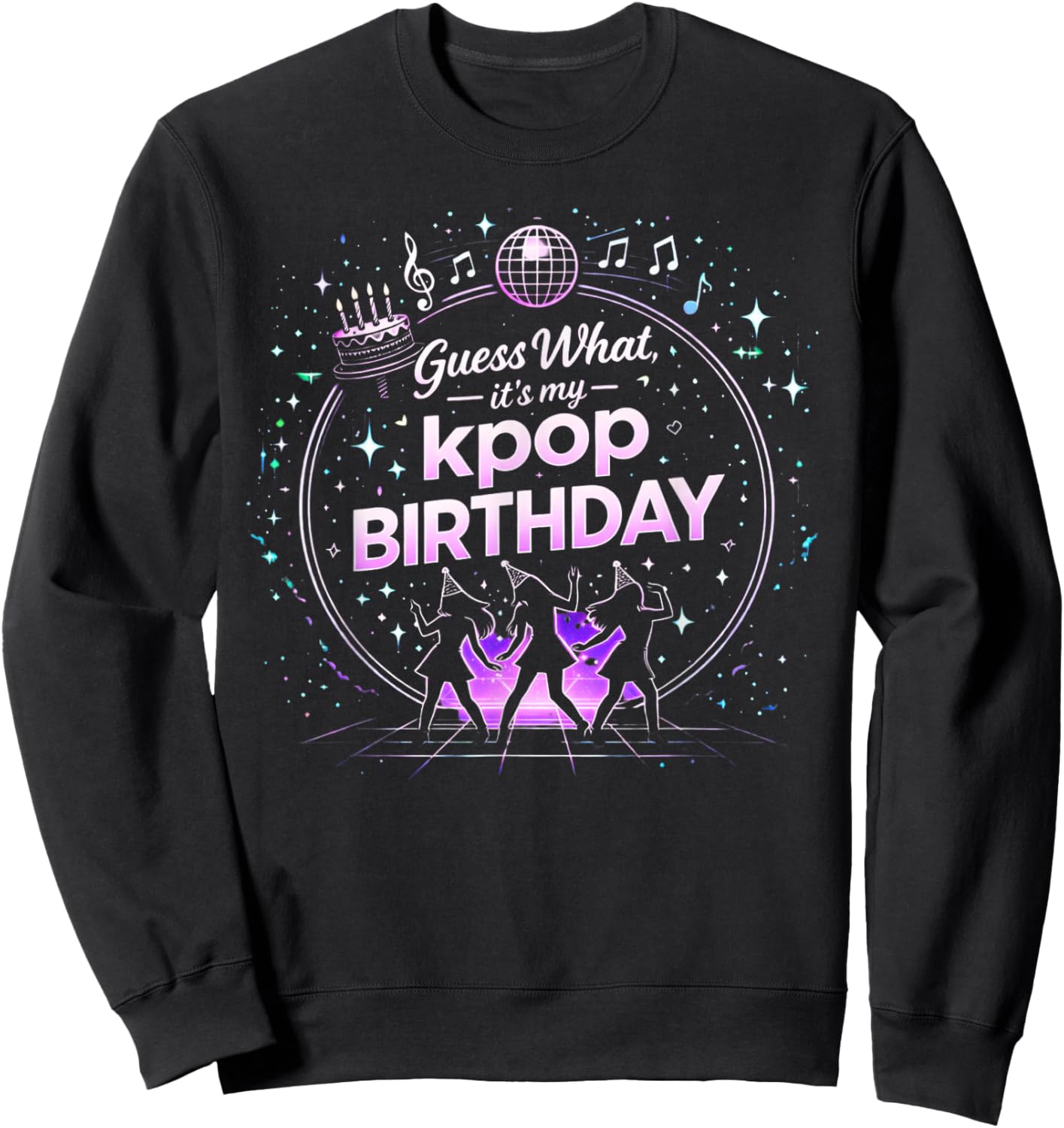 K Pop Birthday Decorations It' My Birthday Boy Kpop Birthday Sweatshirt - Sweatshirt | Black